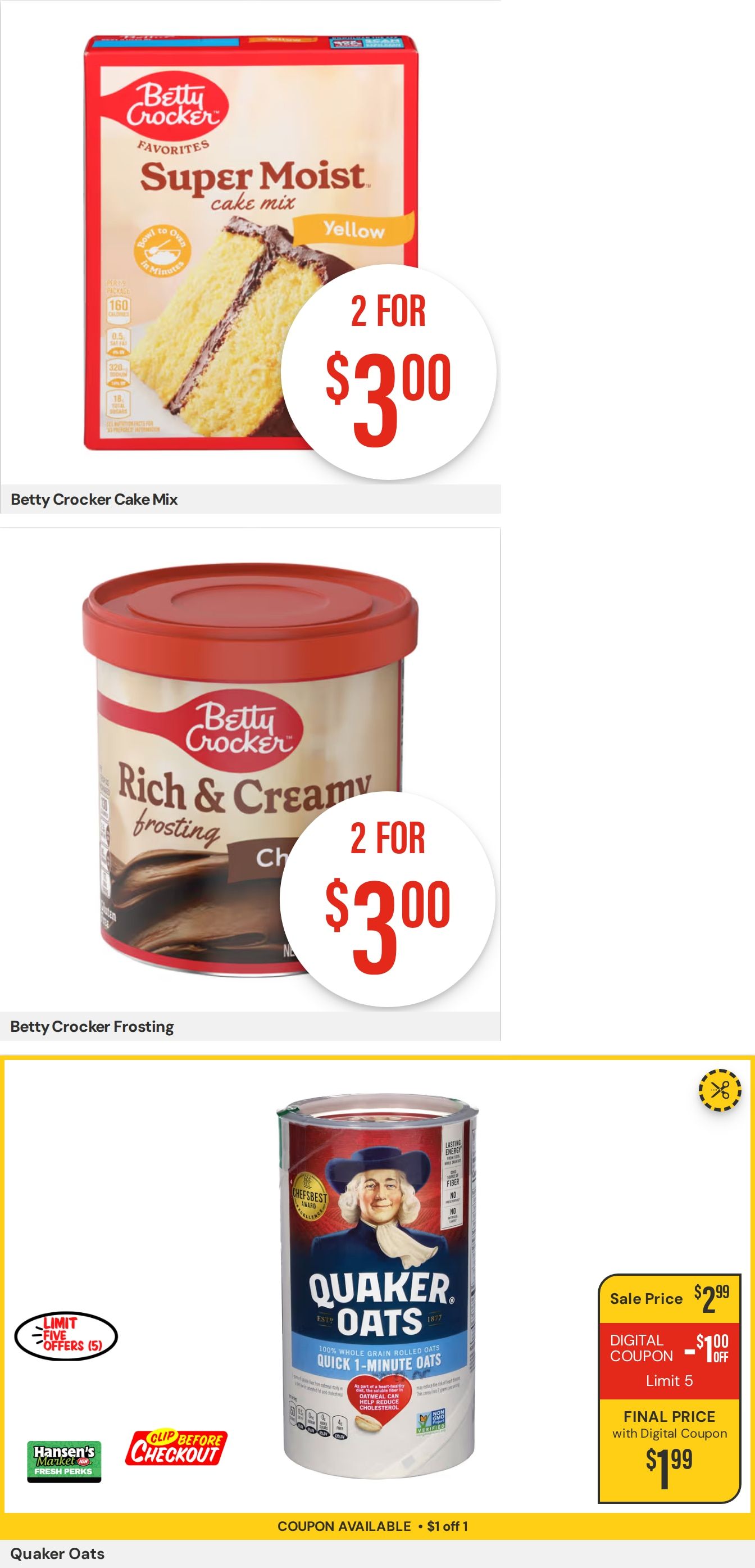 Hansen's IGA (Sparta, WI) Weekly Ad August 10 - 16, 2026