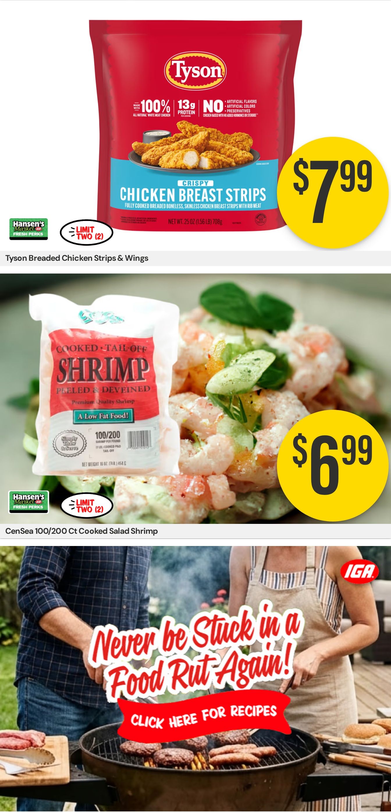 Hansen's IGA (Sparta, WI) Weekly Ad August 10 - 16, 2026