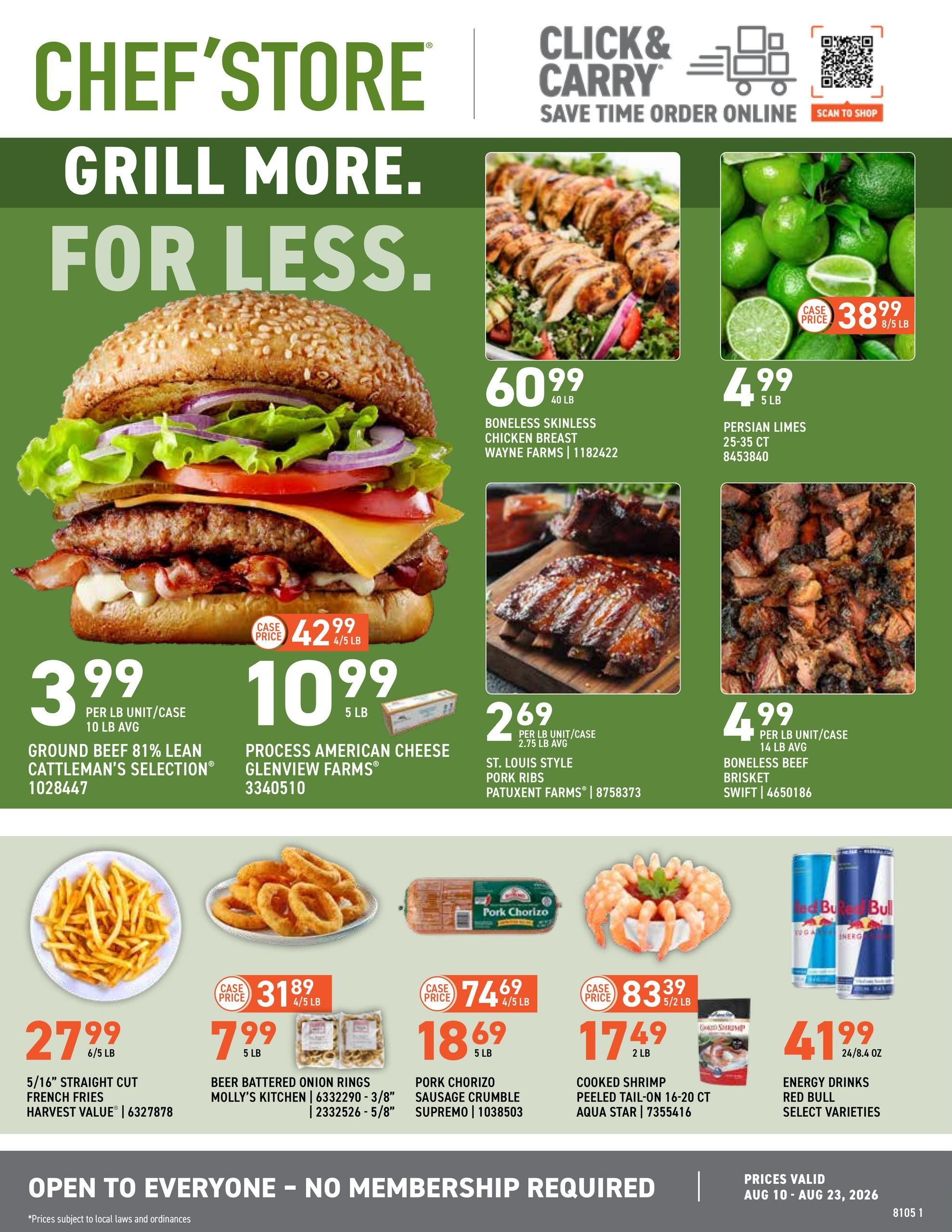 US Foods CHEF’STORE (AZ, NV) Weekly Ad August 10 - 23, 2026
