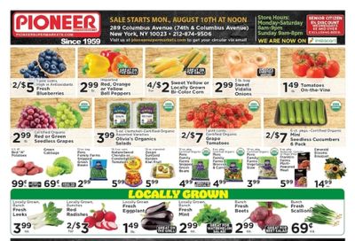 Pioneer Supermarket (New York Area, NY) Weekly Ad August 10 - 16, 2026