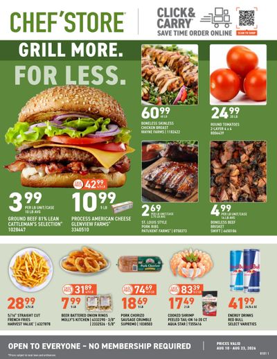US Foods CHEF’STORE (OK, TX) Weekly Ad August 10 - 23, 2026