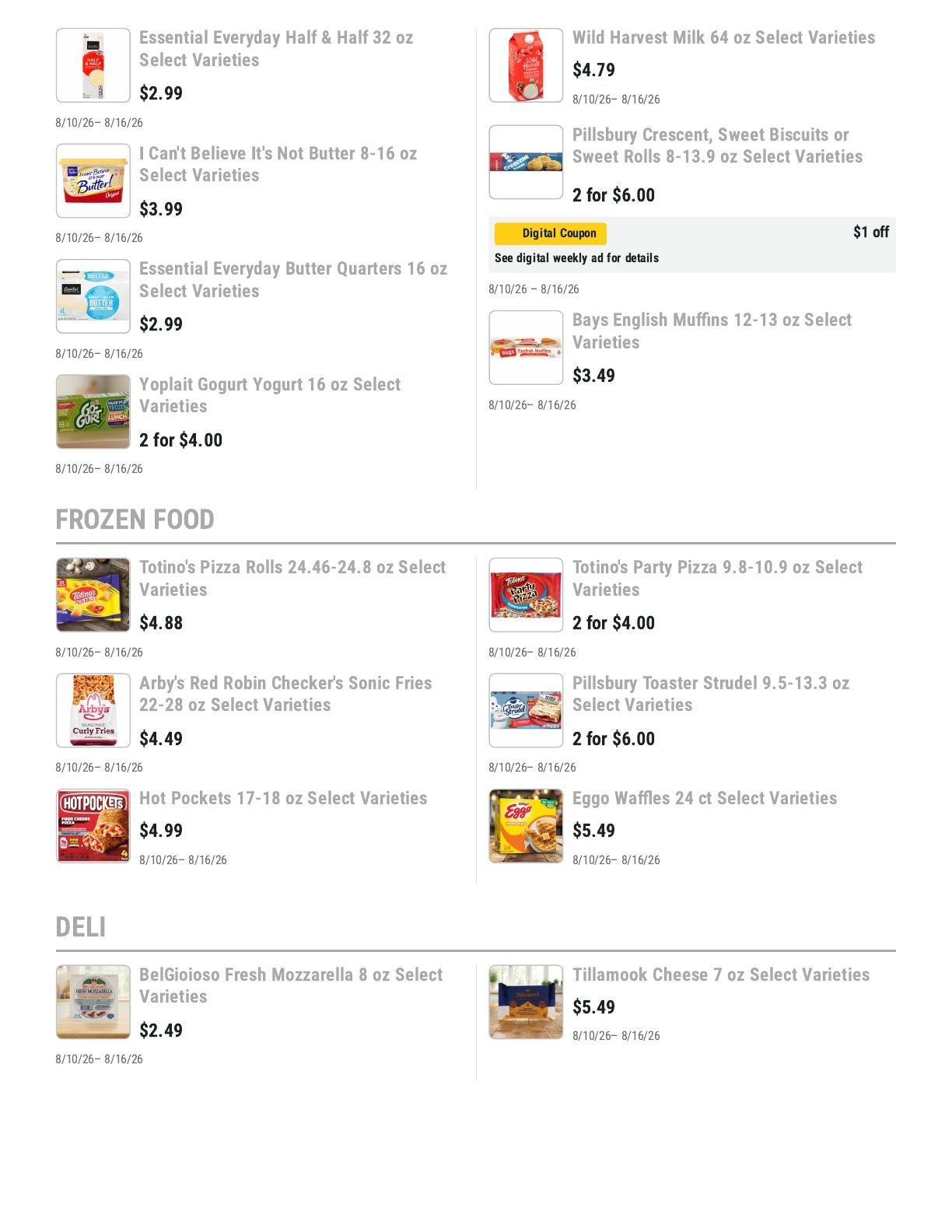 Barnesville Grocery Weekly Ad August 10 - 16, 2026