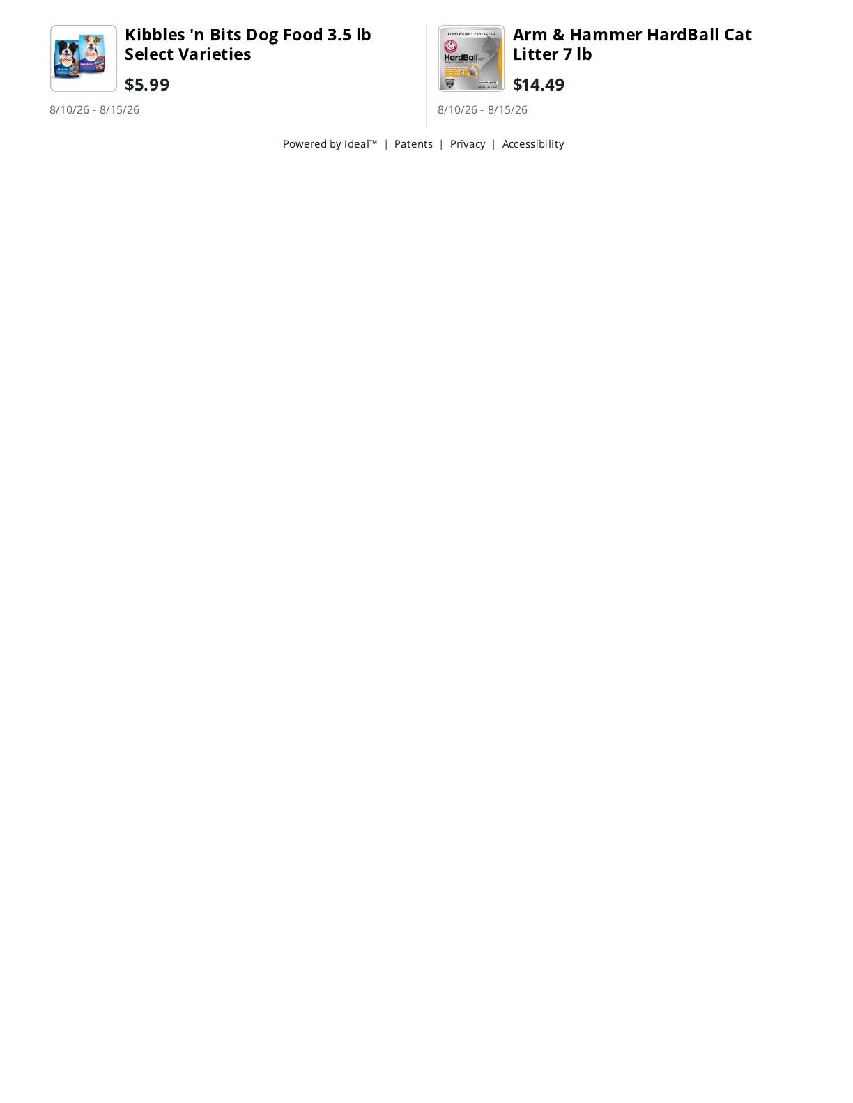 Whitefield Market Weekly Ad August 10 - 15, 2026