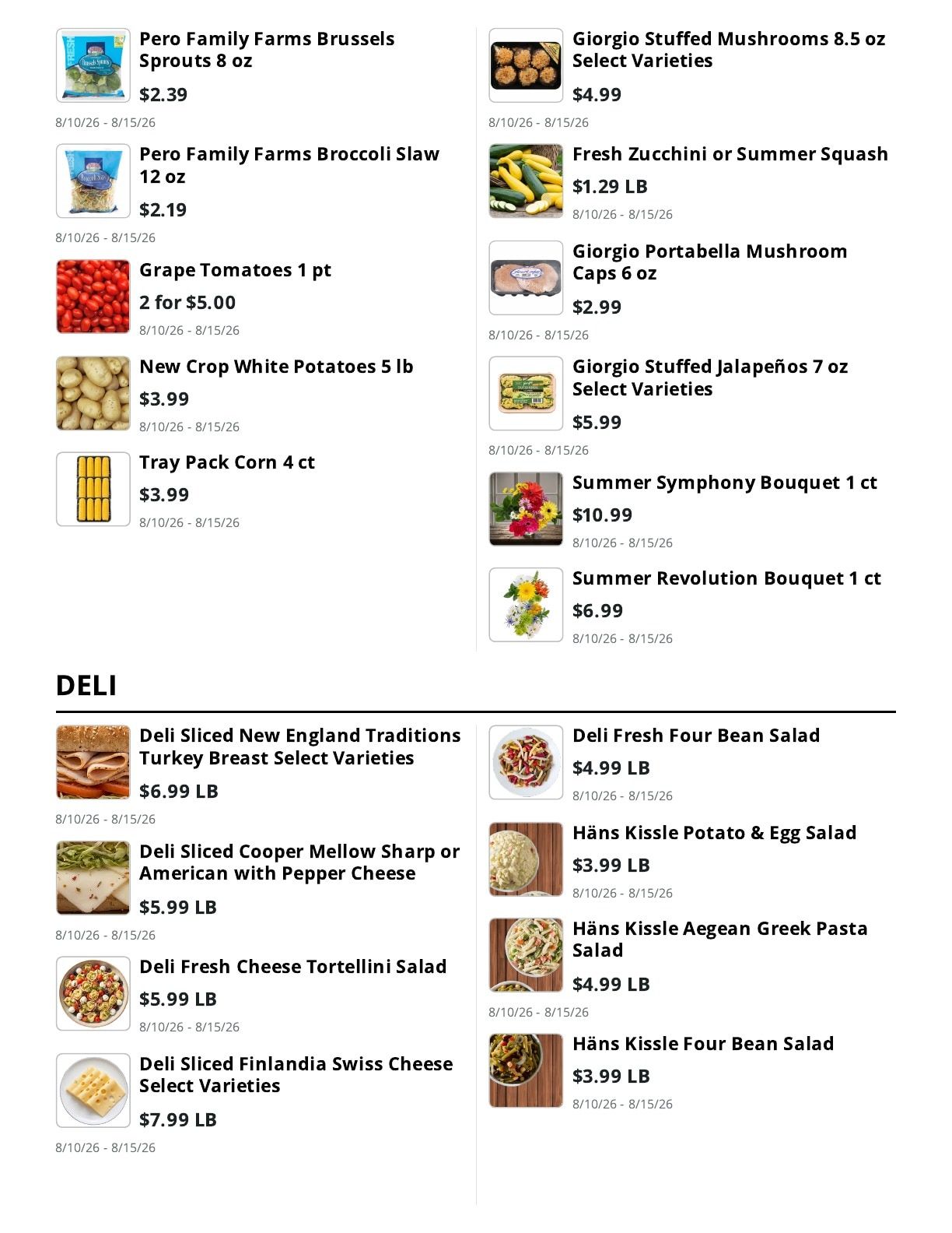 Whitefield Market Weekly Ad August 10 - 15, 2026