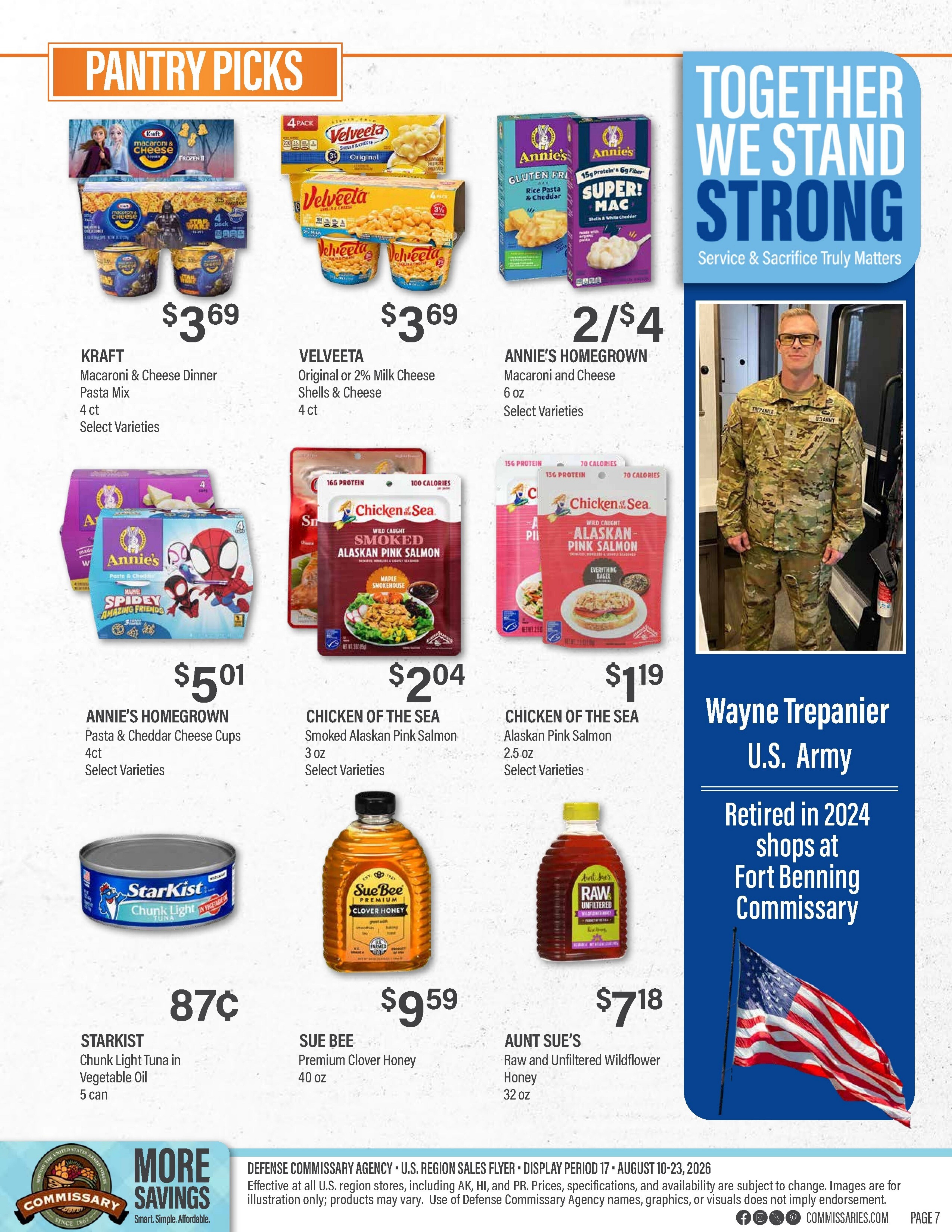 Commissary Store Weekly Ad August 10 - 23, 2026