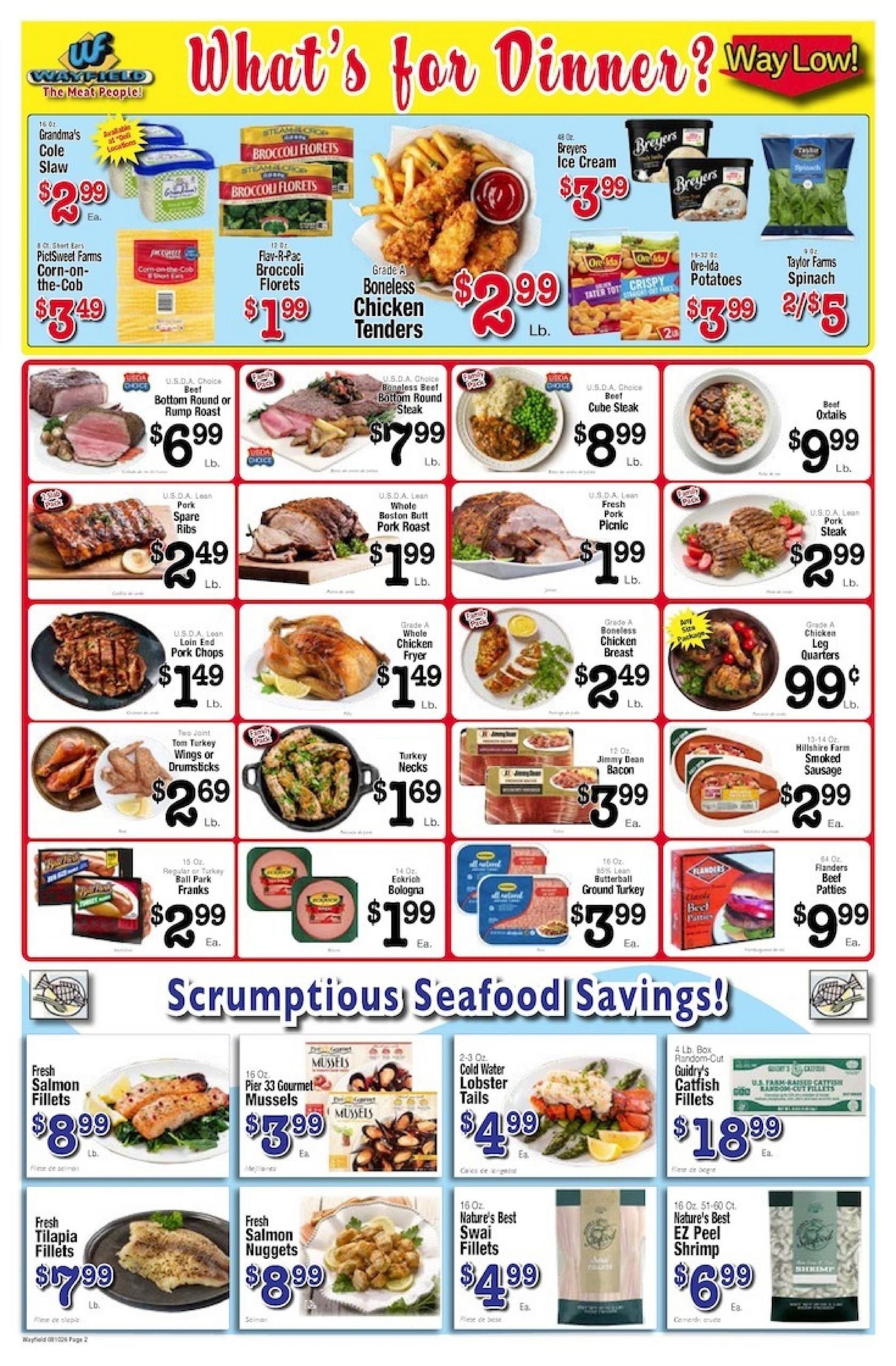 Wayfield Foods Weekly Ad August 10 - 16, 2026