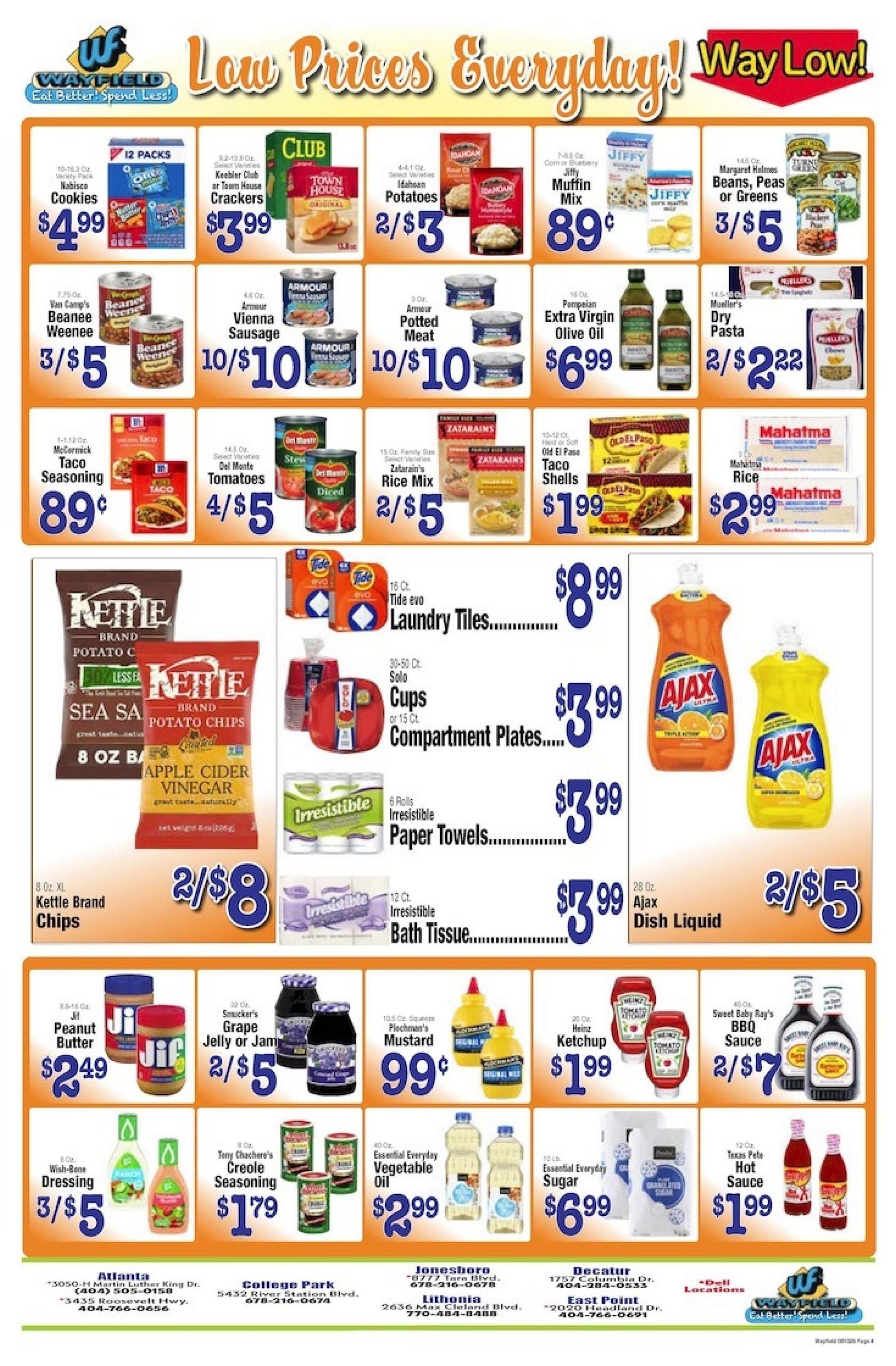 Wayfield Foods Weekly Ad August 10 - 16, 2026