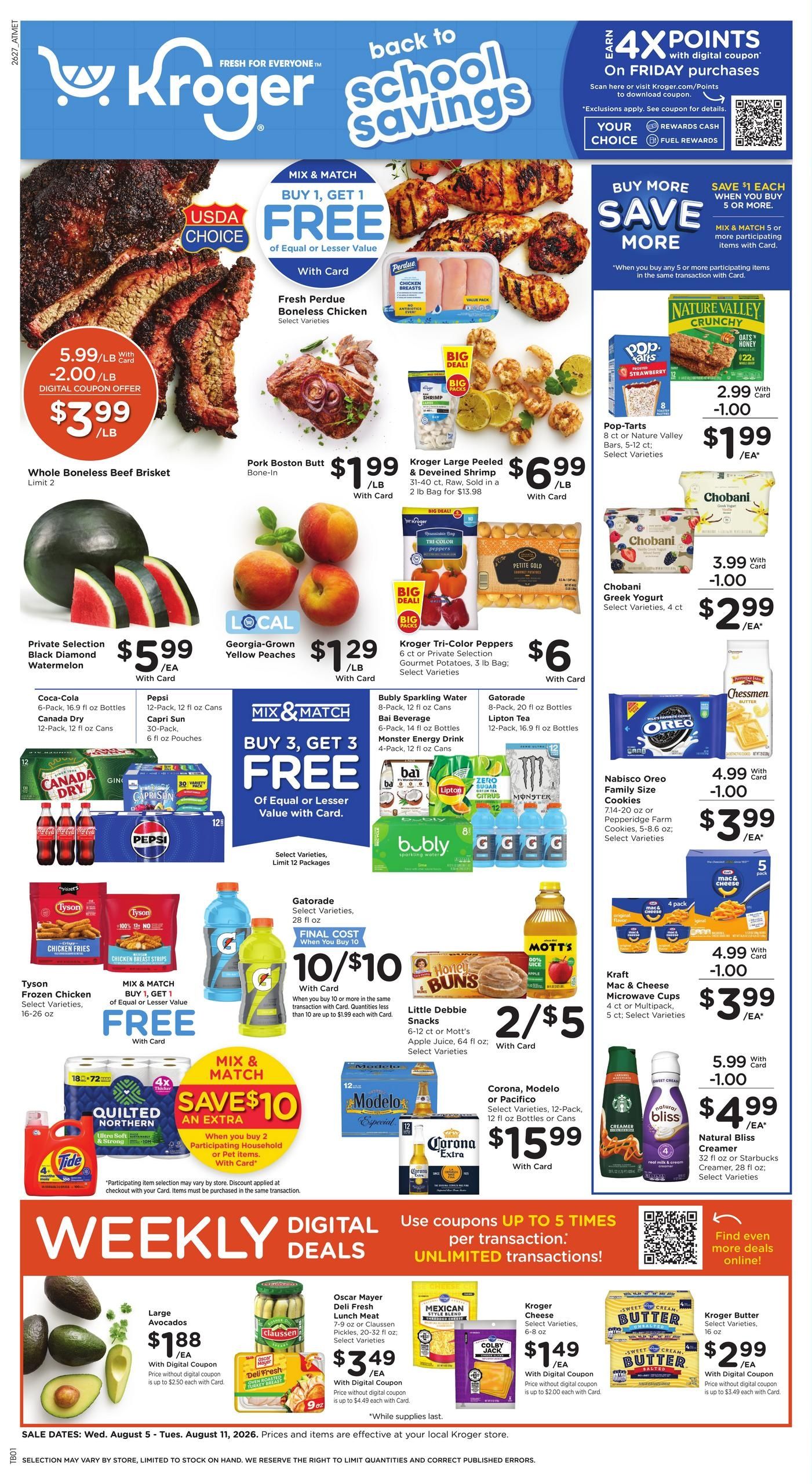 Kroger (Roswell Area, GA) Weekly Ad August 5 - 11, 2026