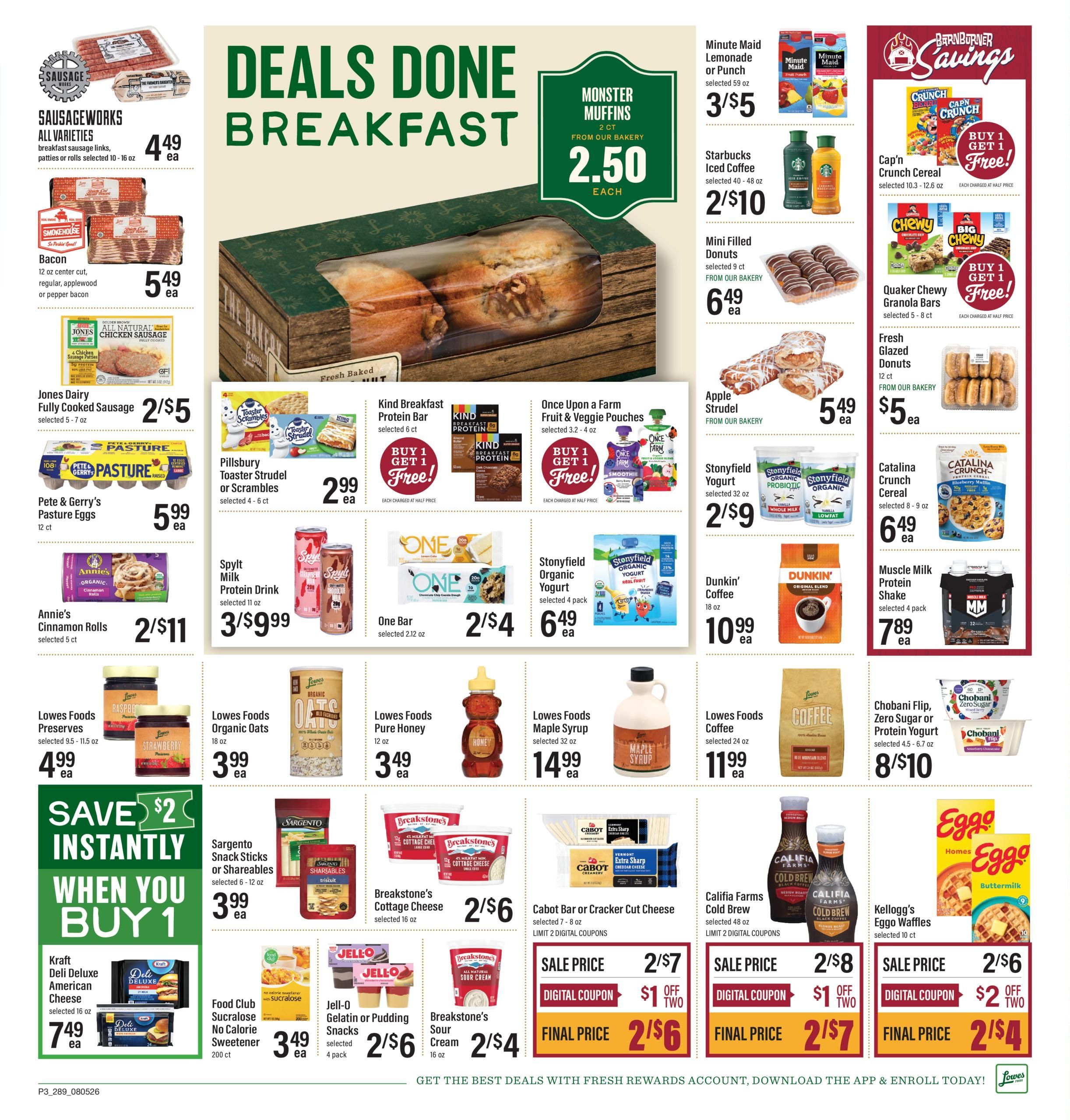 Lowes Foods Weekly Ad August 5 - 11, 2026