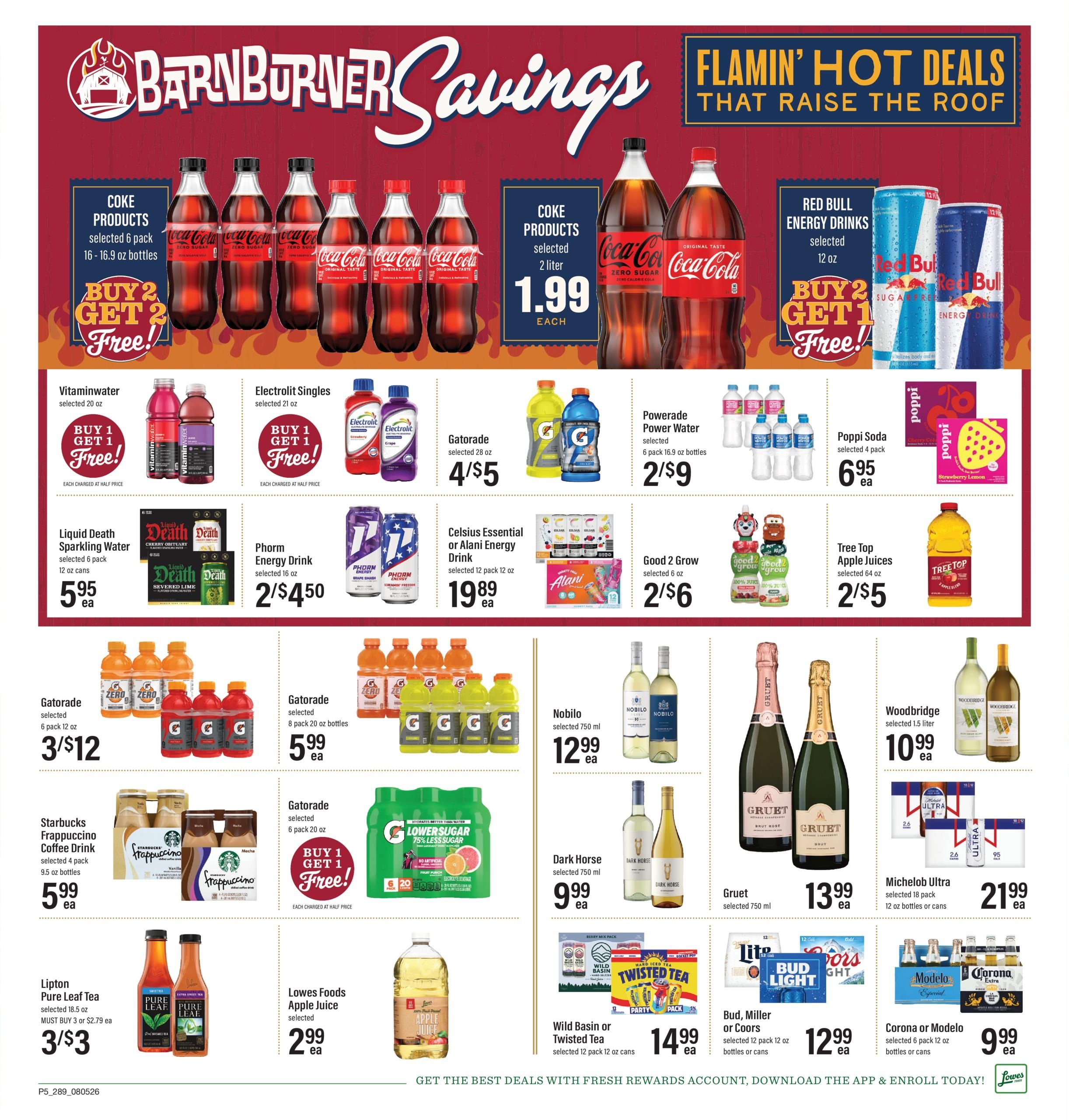 Lowes Foods Weekly Ad August 5 - 11, 2026