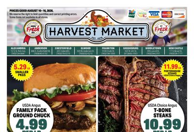 Harvest Supermarkets Weekly Ad August 12 - 18, 2026