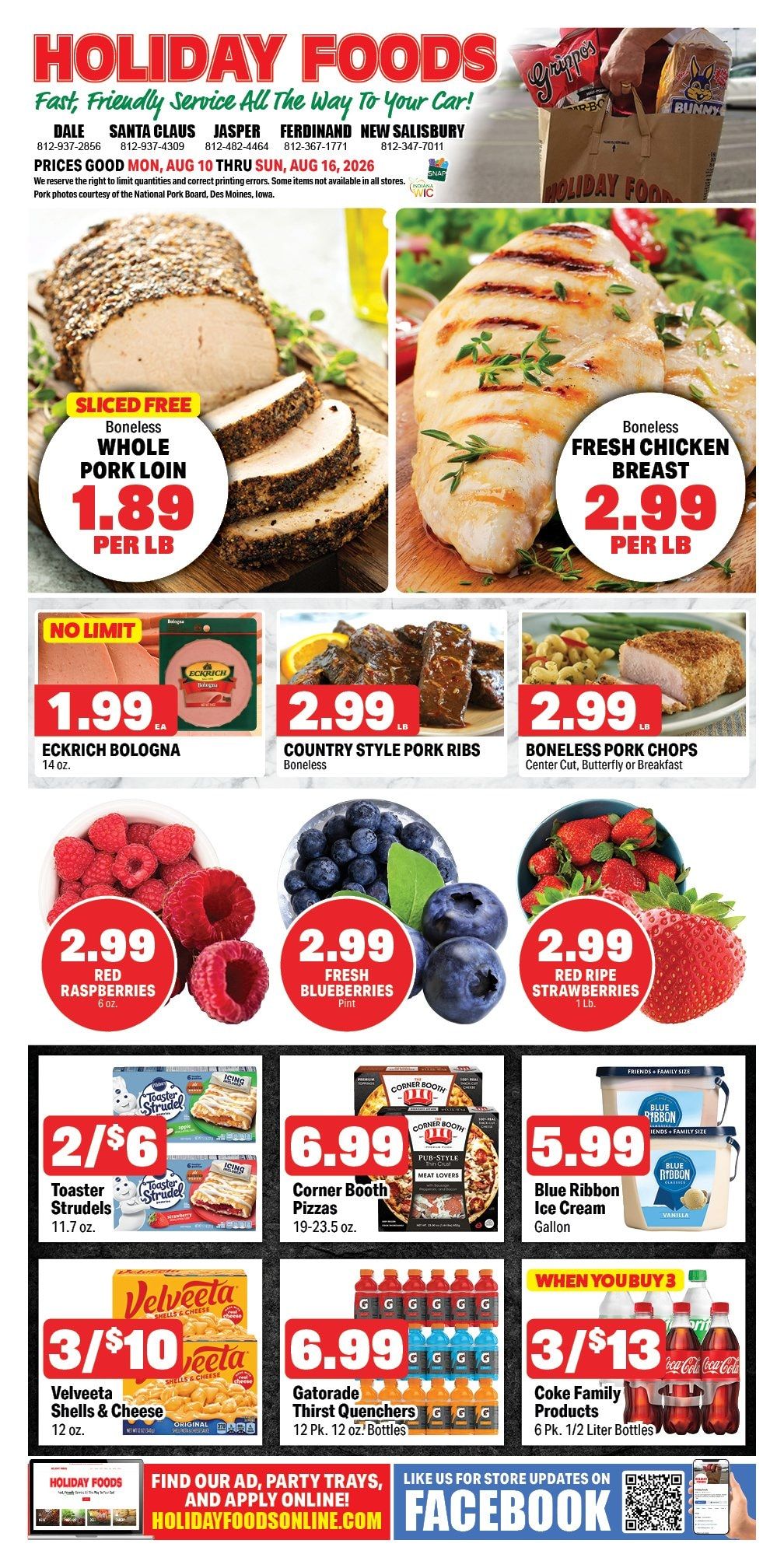 Holiday Foods Weekly Ad August 12 - 18, 2026