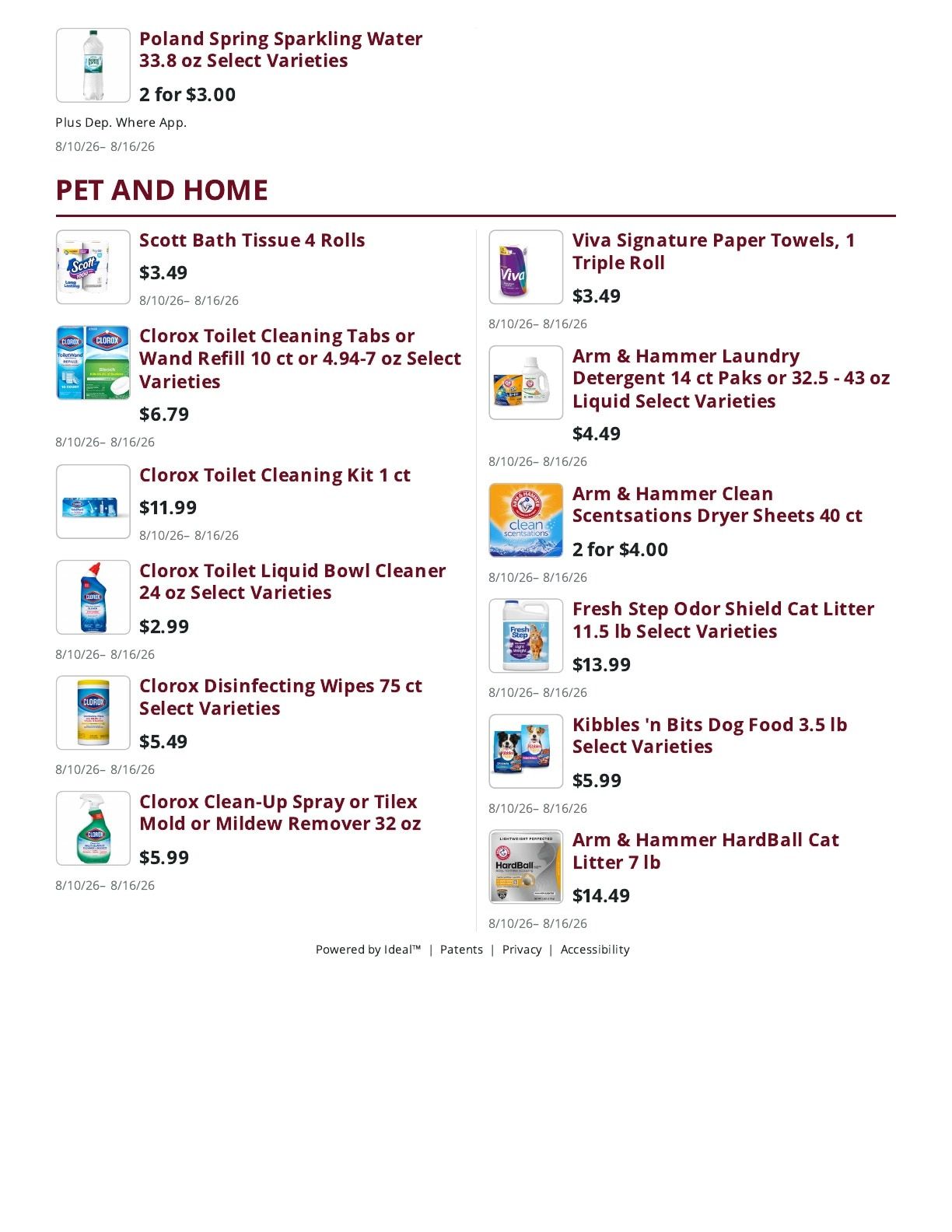 Mountain Country Grocery Weekly Ad August 10 - 16, 2026