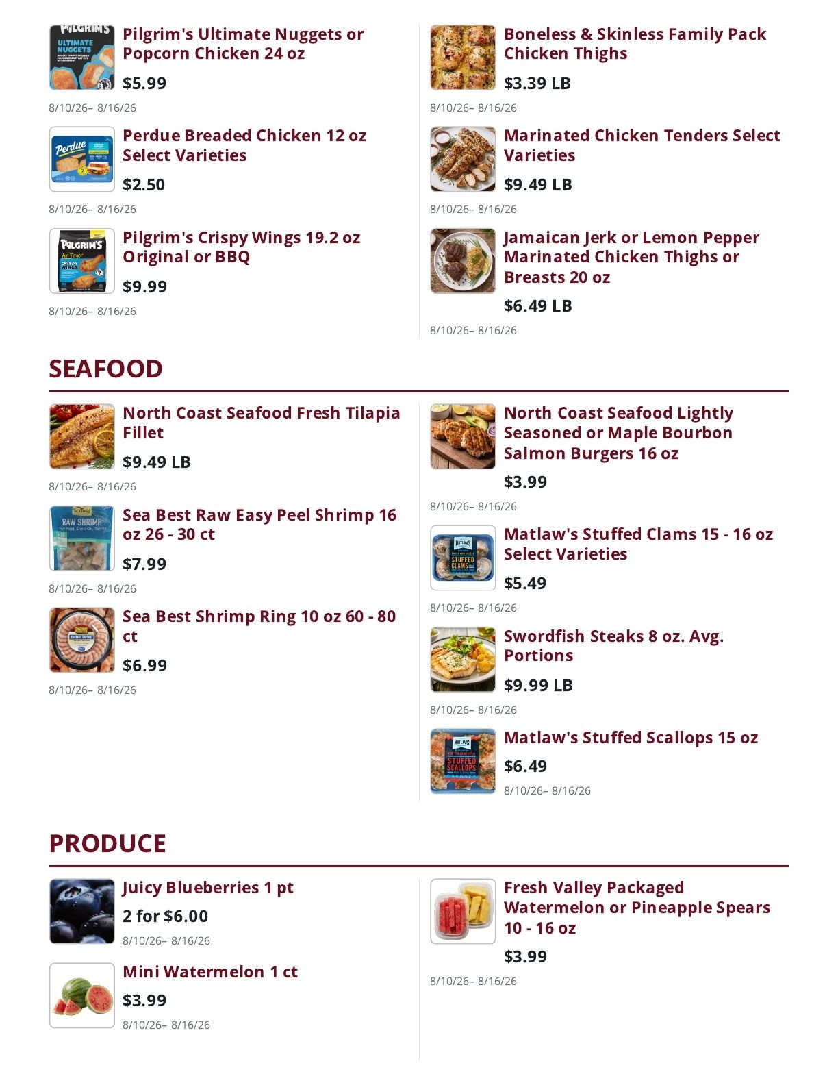 Mountain Country Grocery Weekly Ad August 10 - 16, 2026