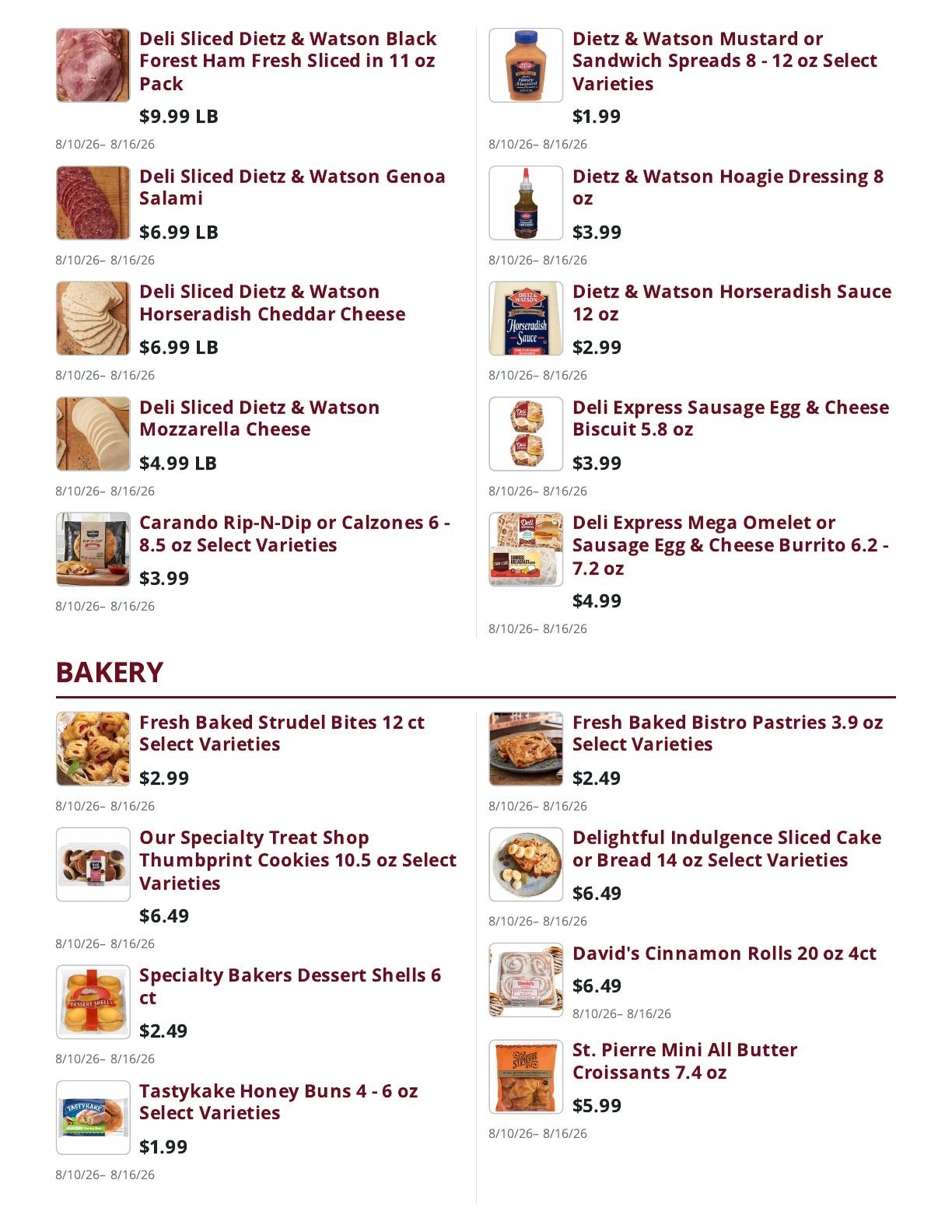 Mountain Country Grocery Weekly Ad August 10 - 16, 2026