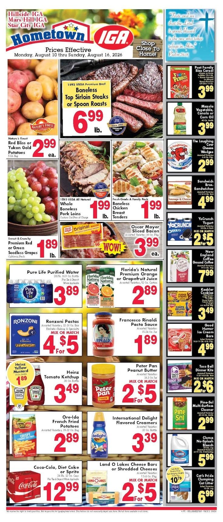 Tweedie IGA Weekly Ad August 10 - 16, 2026