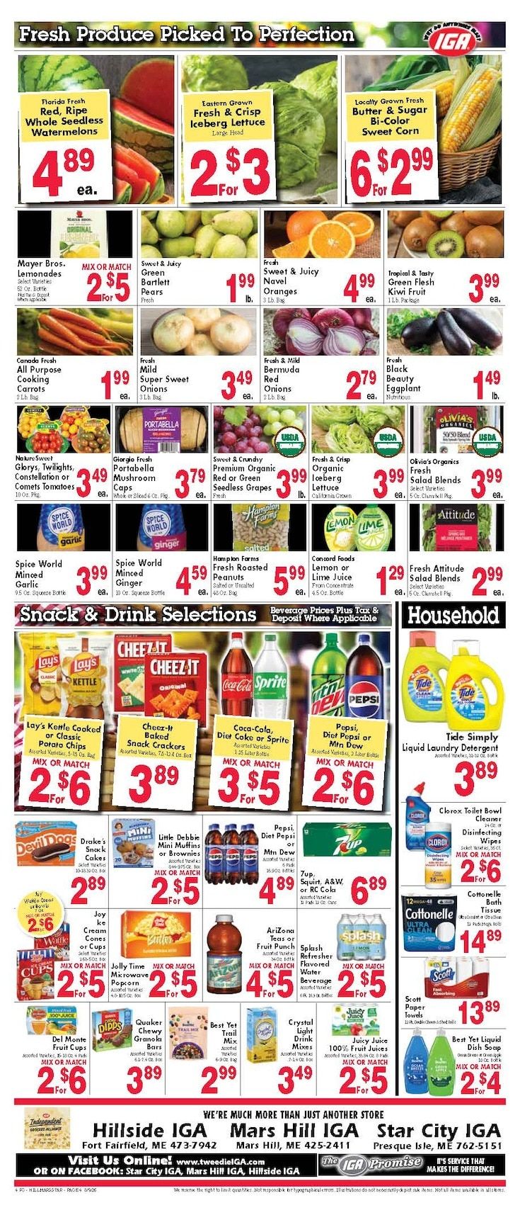 Tweedie IGA Weekly Ad August 10 - 16, 2026