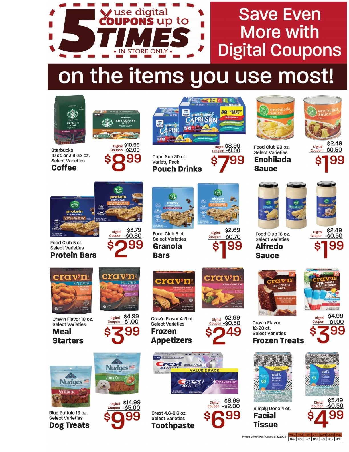 DJ's Grocery Weekly Ad August 5 - 11, 2026
