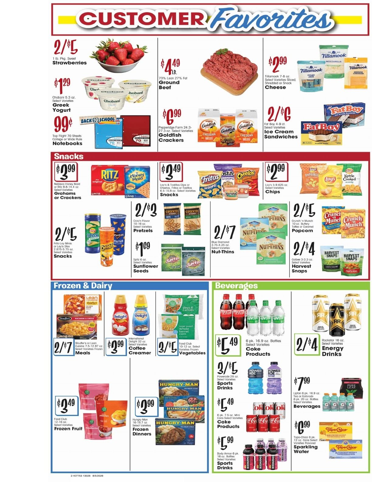 Joe's Food Center Weekly Ad August 5 - 11, 2026