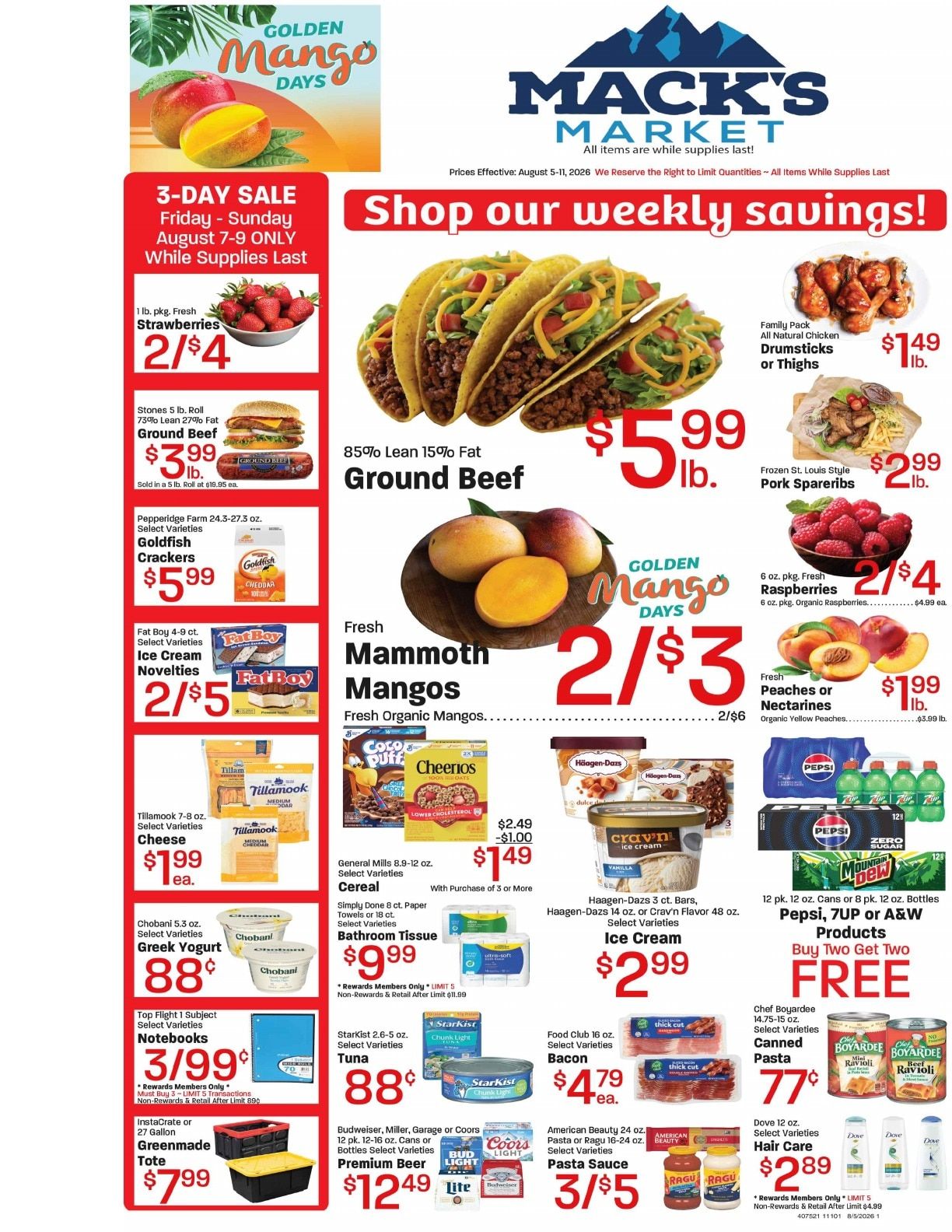 Mack's Market Weekly Ad August 5 - 11, 2026