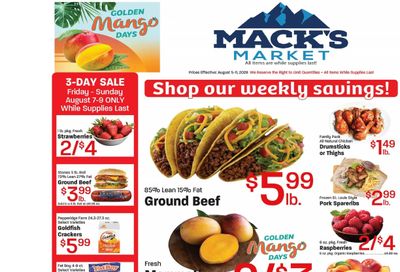 Mack's Market Weekly Ad August 5 - 11, 2026