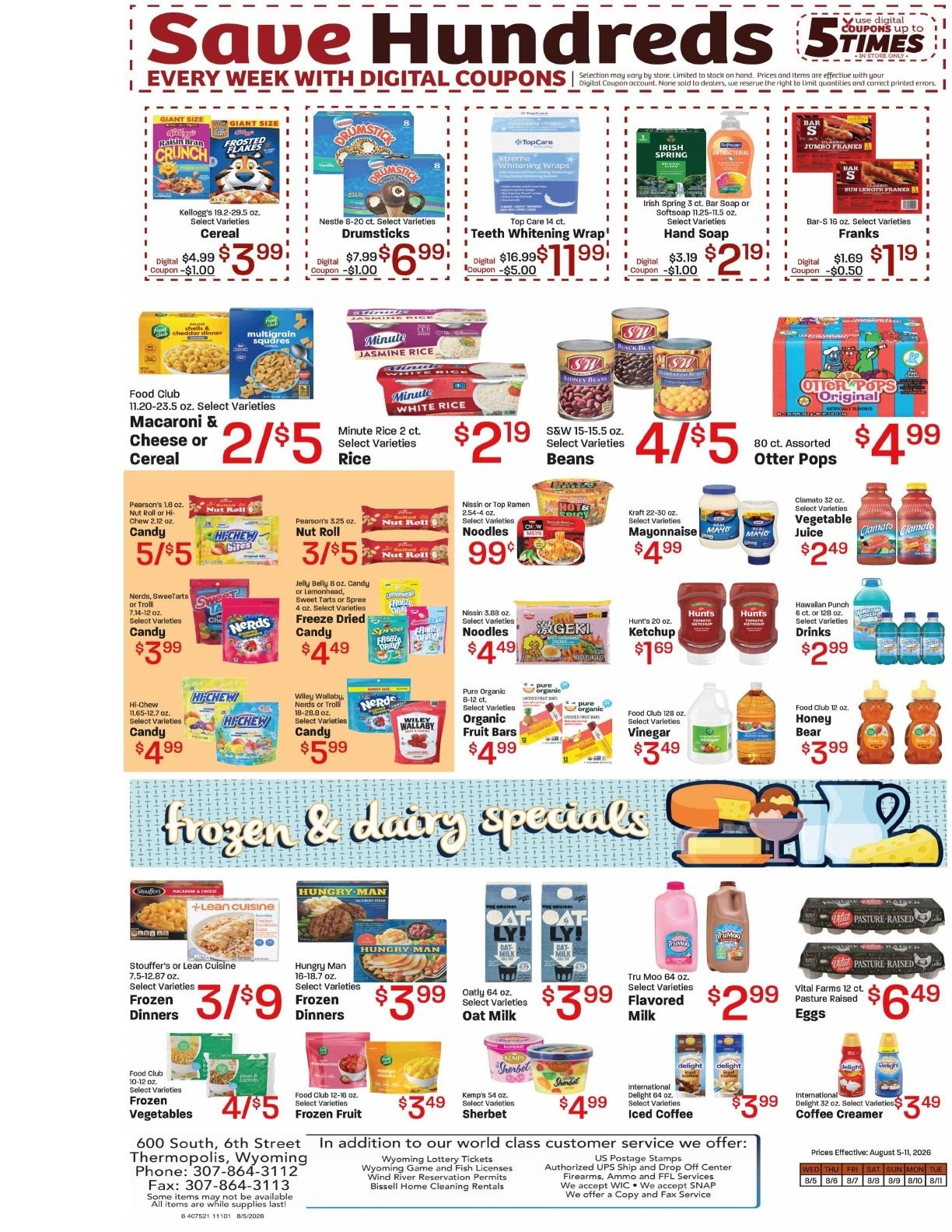 Mack's Market Weekly Ad August 5 - 11, 2026