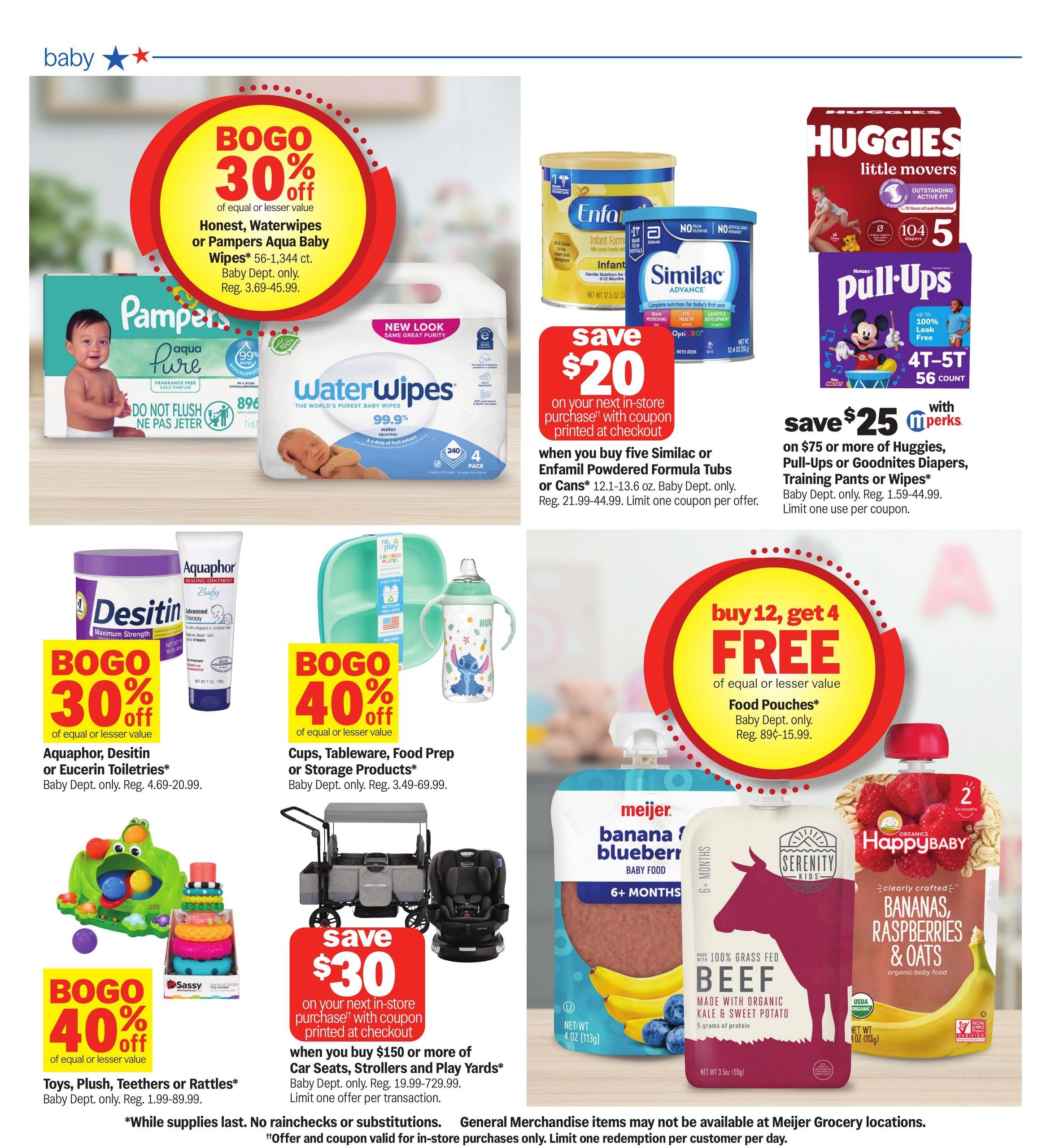 Meijer (Brookville–Dayton Area, OH) Weekly Ad August 12 - 18, 2026