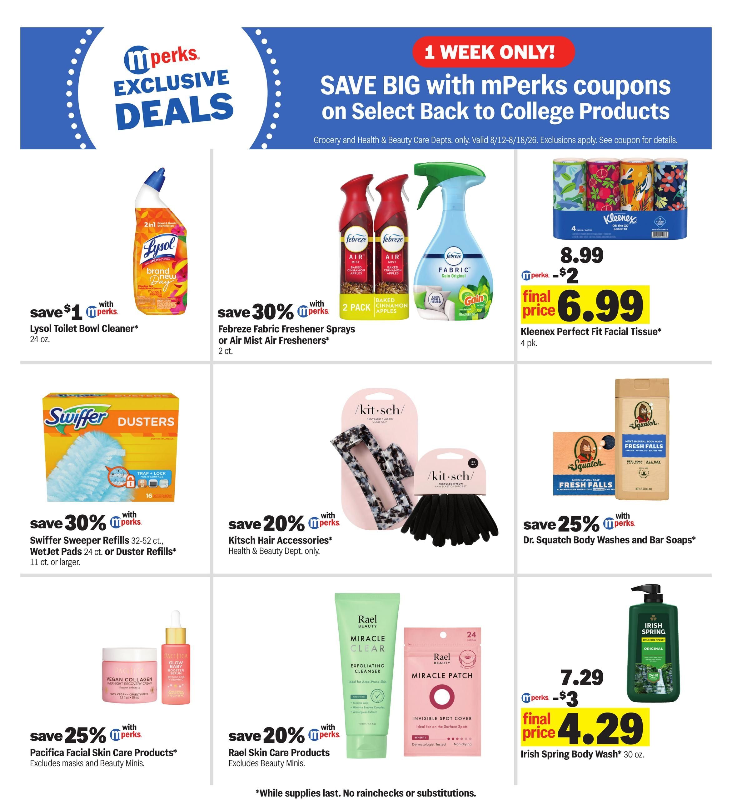 Meijer (Brookville–Dayton Area, OH) Weekly Ad August 12 - 18, 2026