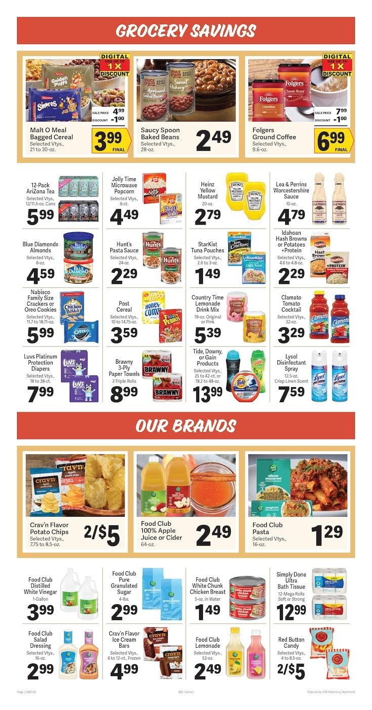 Darlow's Quality Foods Weekly Ad August 5 - 11, 2026