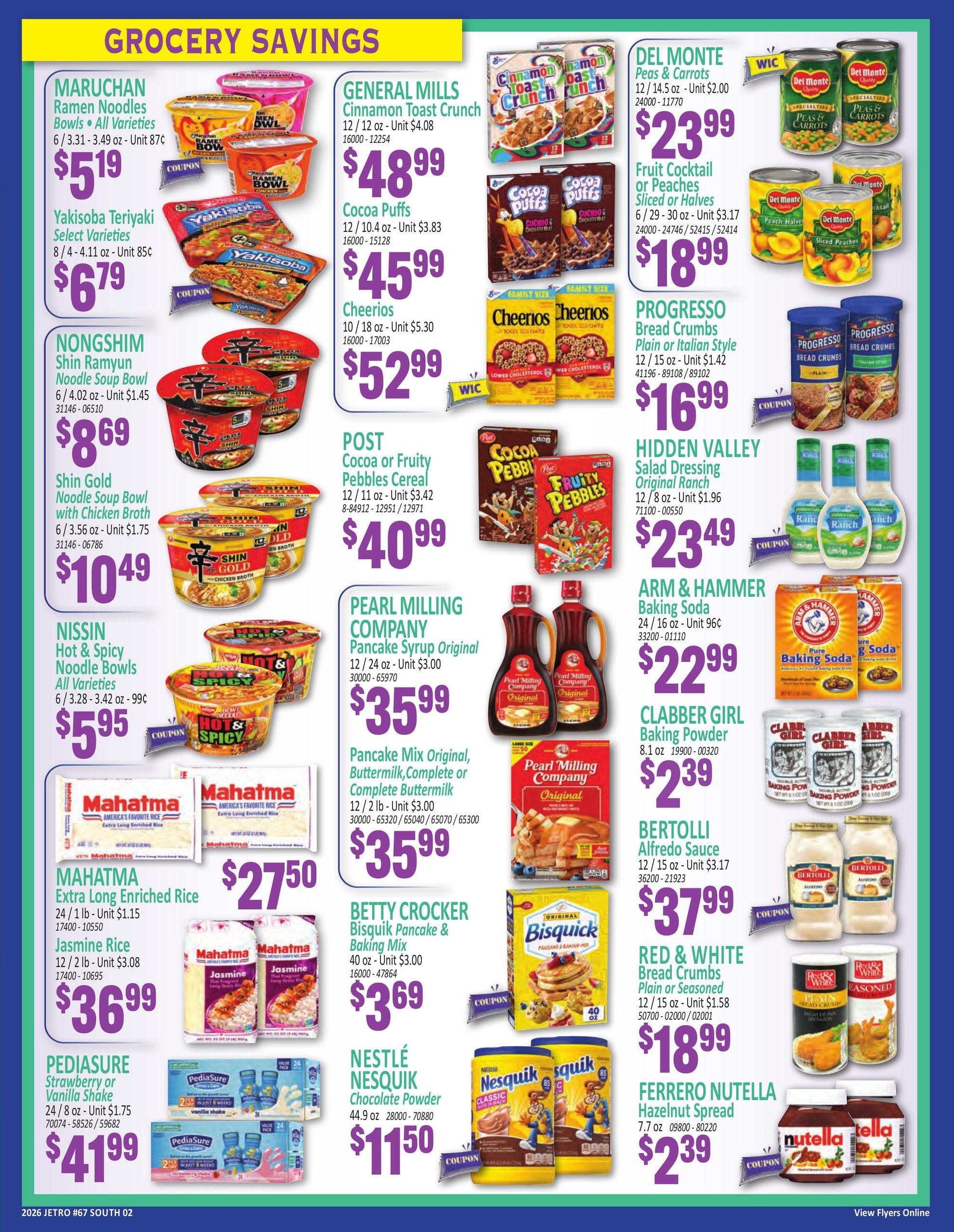 Jetro (New York–Jersey City Area, NJ–NY) Weekly Ad August 5 - 20, 2026