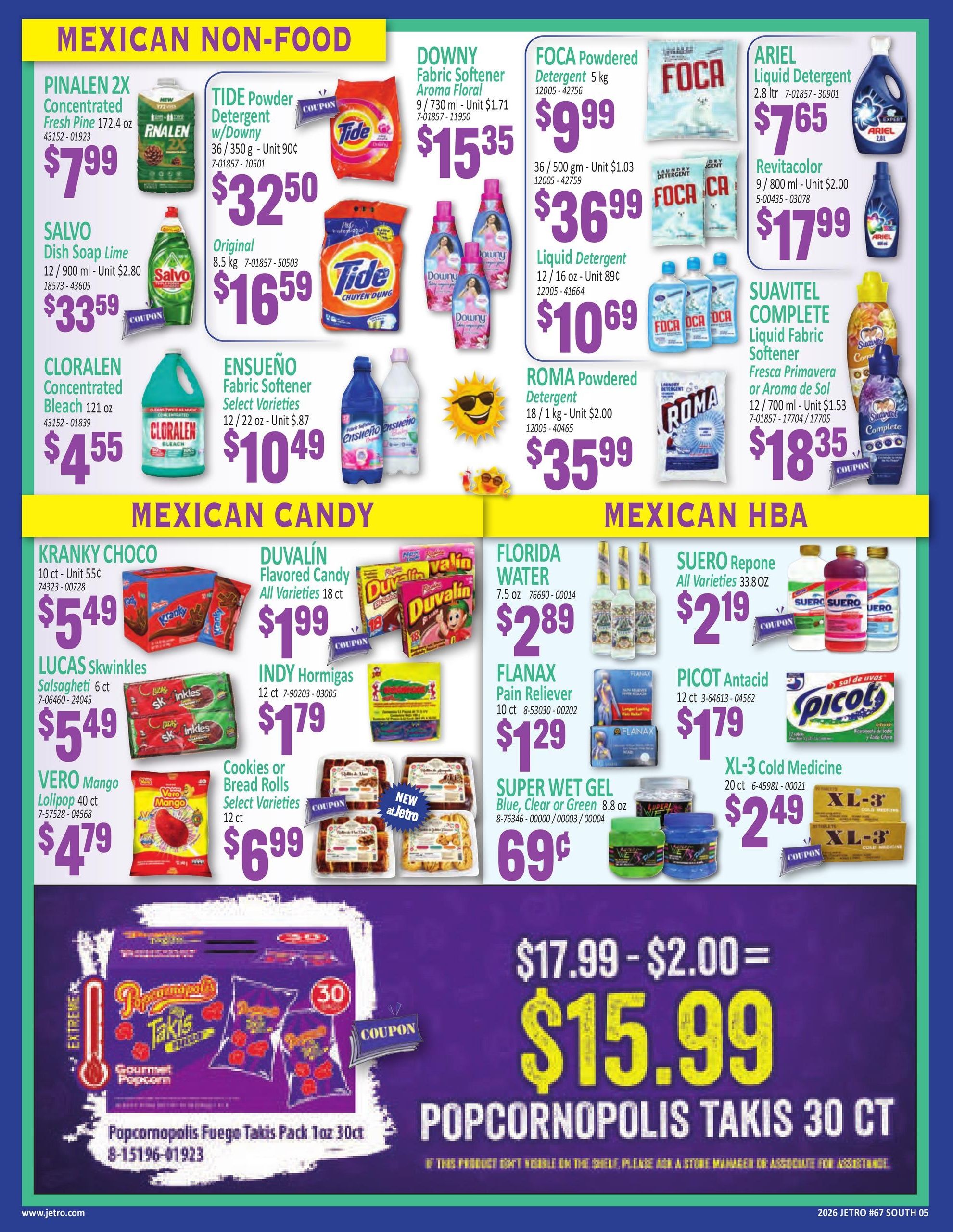 Jetro (New York–Jersey City Area, NJ–NY) Weekly Ad August 5 - 20, 2026