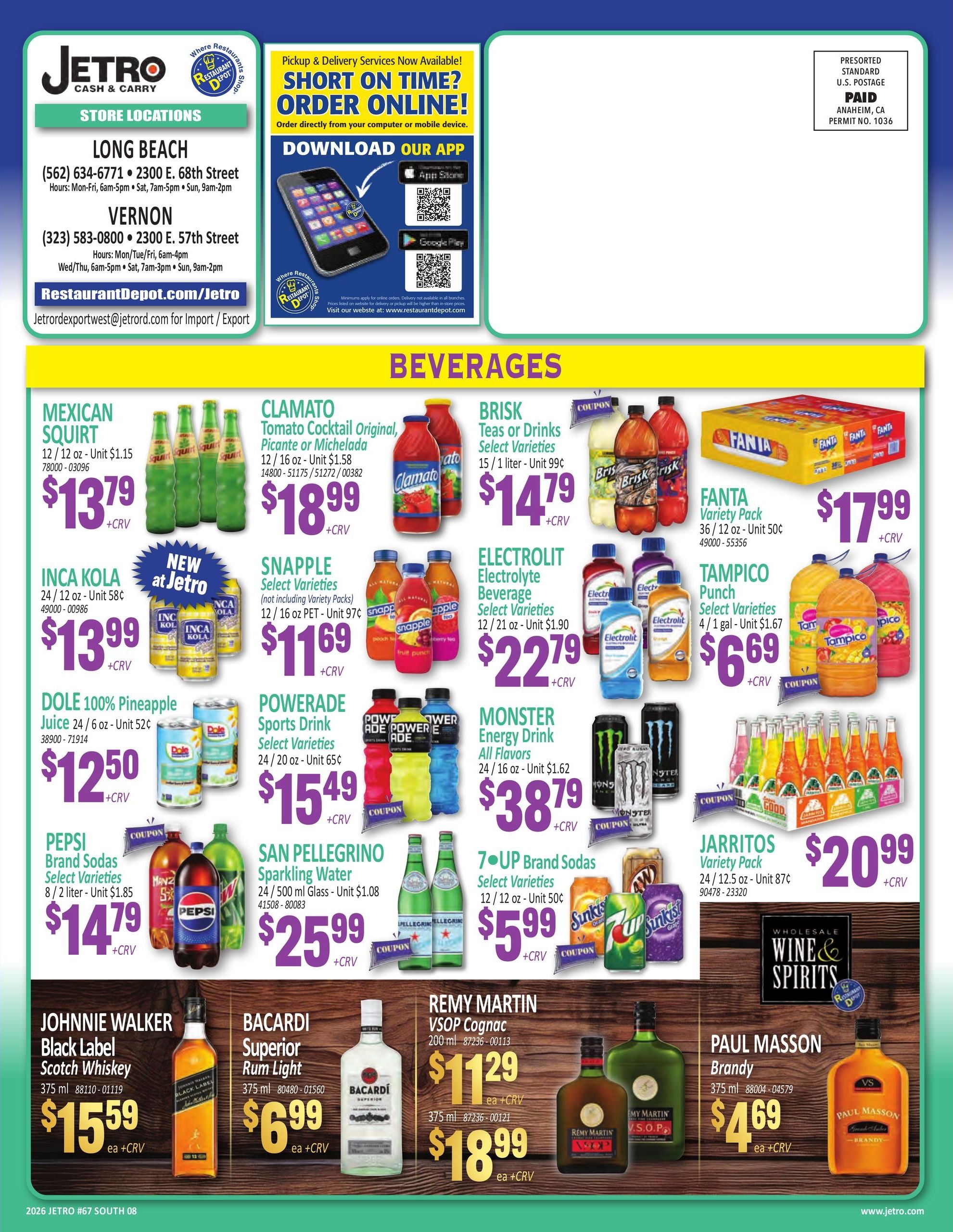 Jetro (New York–Jersey City Area, NJ–NY) Weekly Ad August 5 - 20, 2026