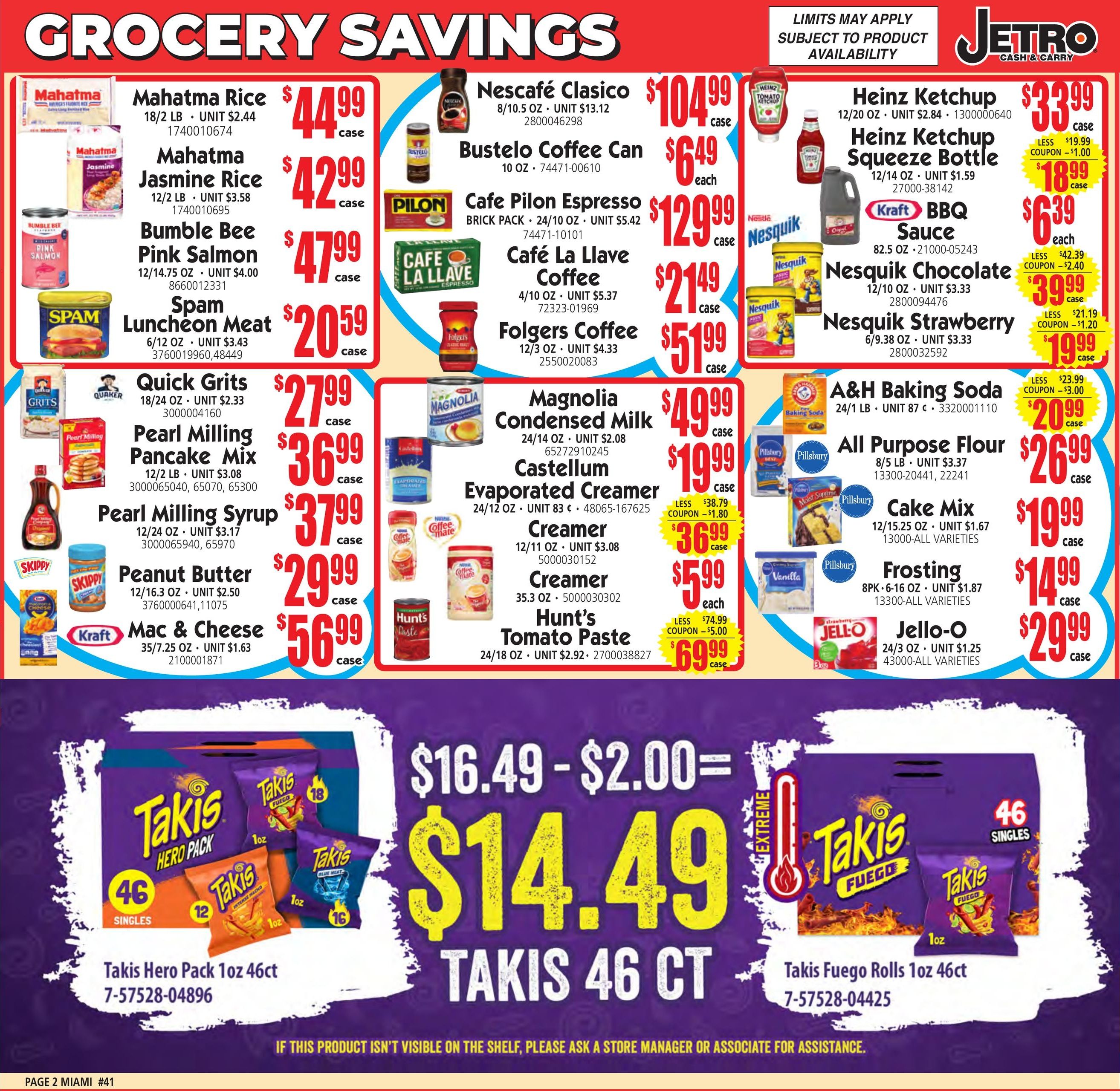Jetro (Los Angeles–Torrance Area, CA) Weekly Ad August 5 - 20, 2026