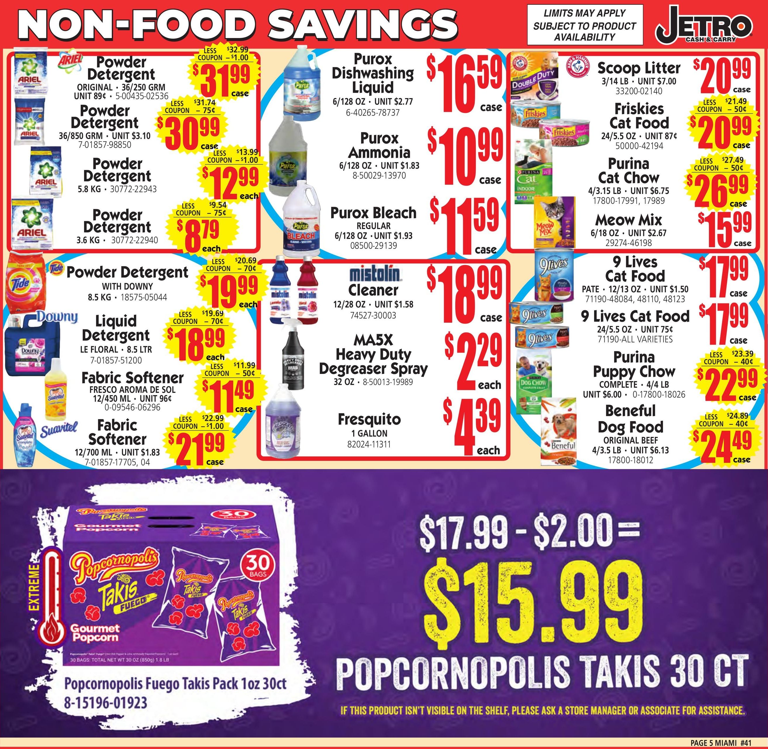 Jetro (Los Angeles–Torrance Area, CA) Weekly Ad August 5 - 20, 2026