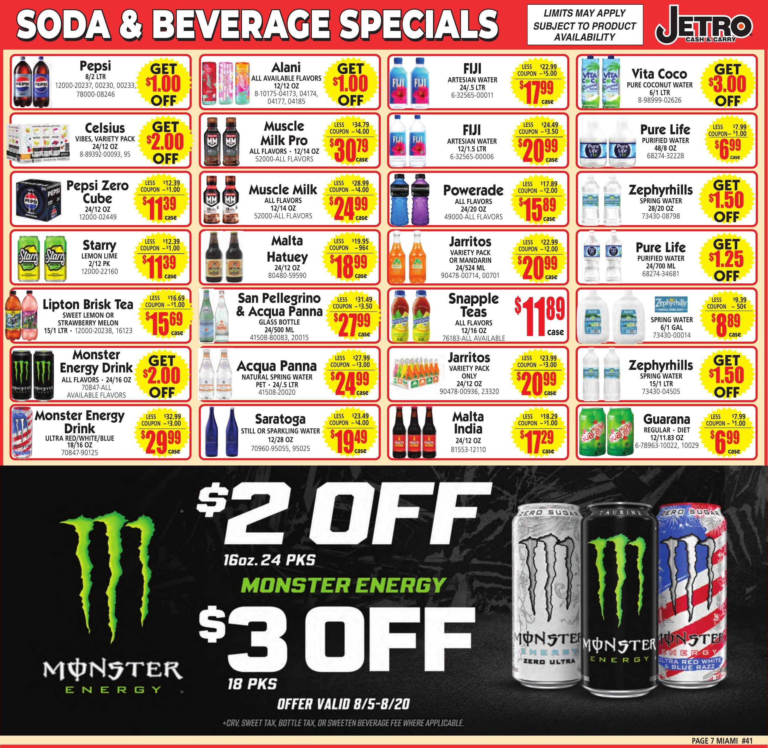 Jetro (Los Angeles–Torrance Area, CA) Weekly Ad August 5 - 20, 2026