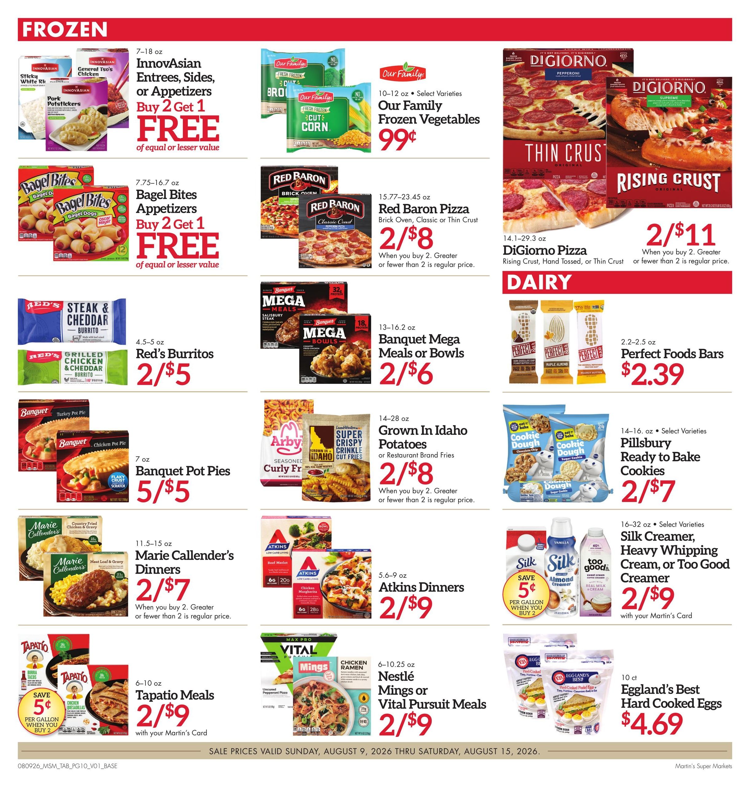Martin's Super Markets (South Bend Area, IN) Weekly Ad August 9 - 15, 2026