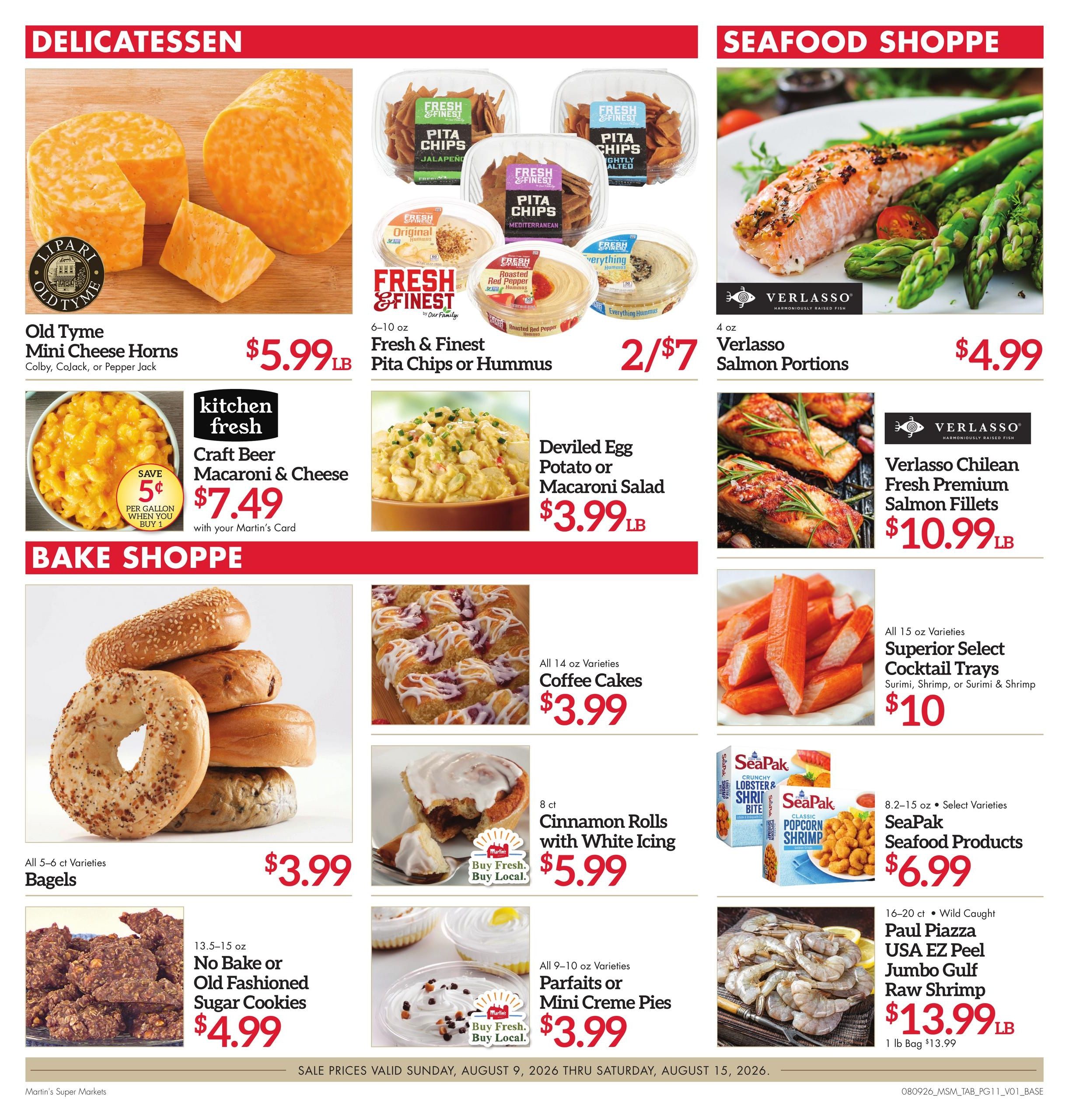 Martin's Super Markets (South Bend Area, IN) Weekly Ad August 9 - 15, 2026