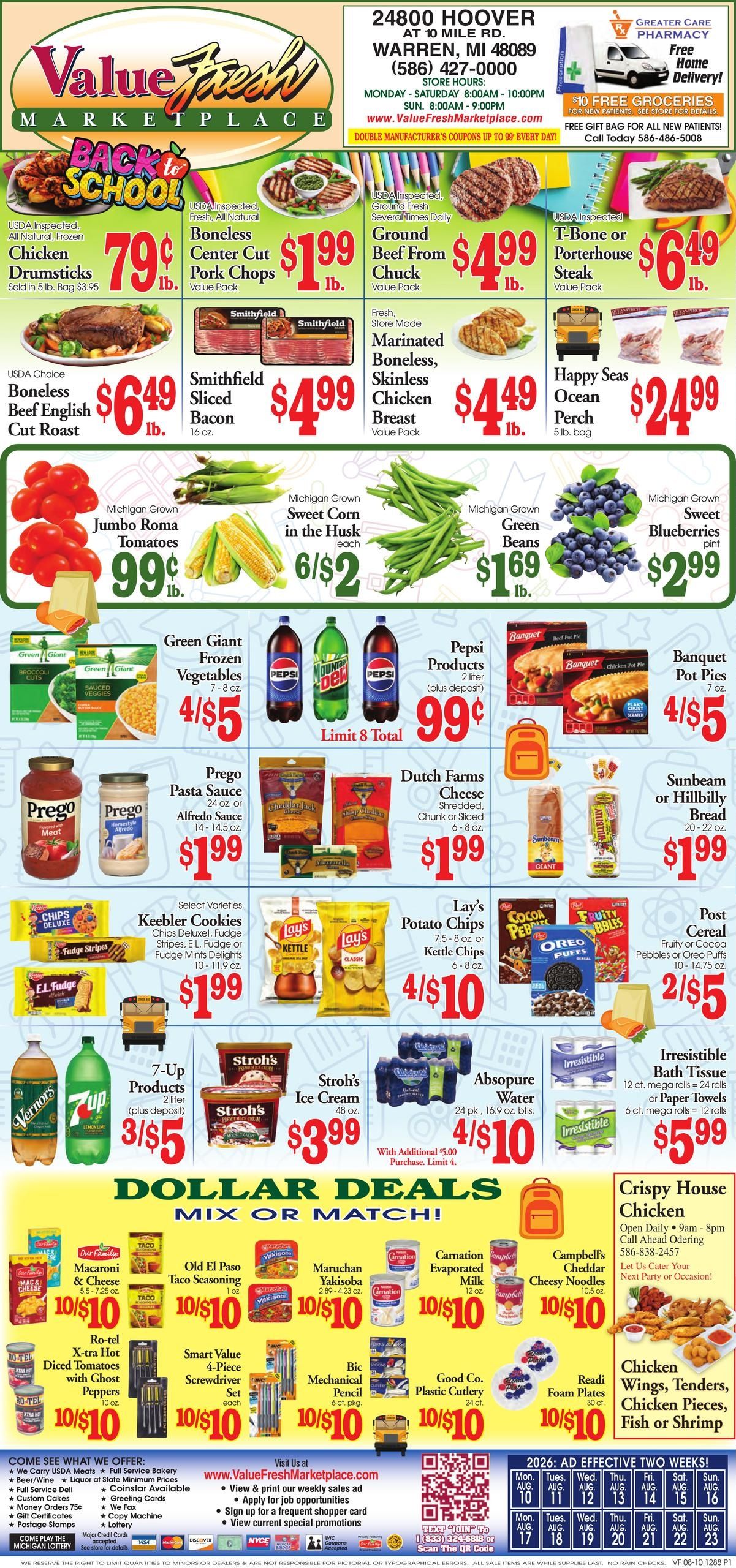 Value Fresh Marketplace Weekly Ad August 10 - 23, 2026
