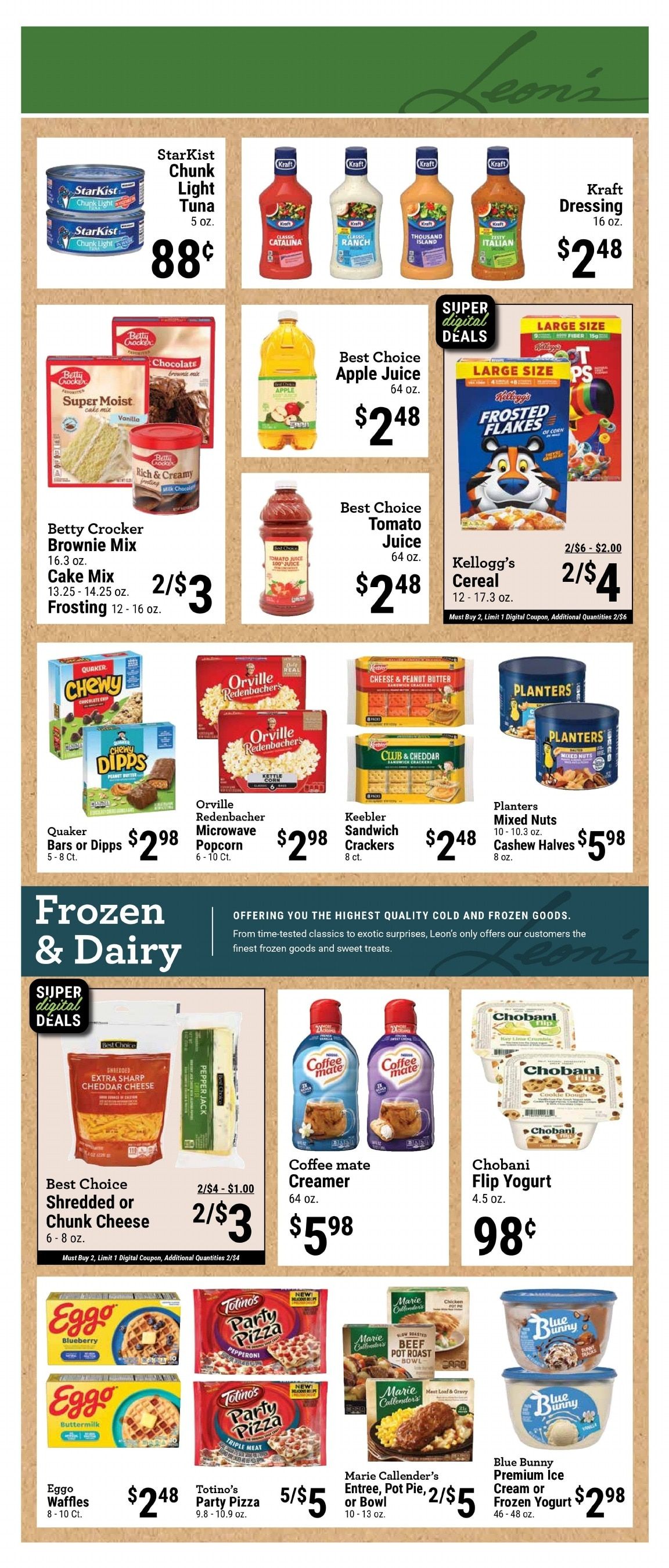 Leon's Gourmet Grocer Weekly Ad August 5 - 11, 2026