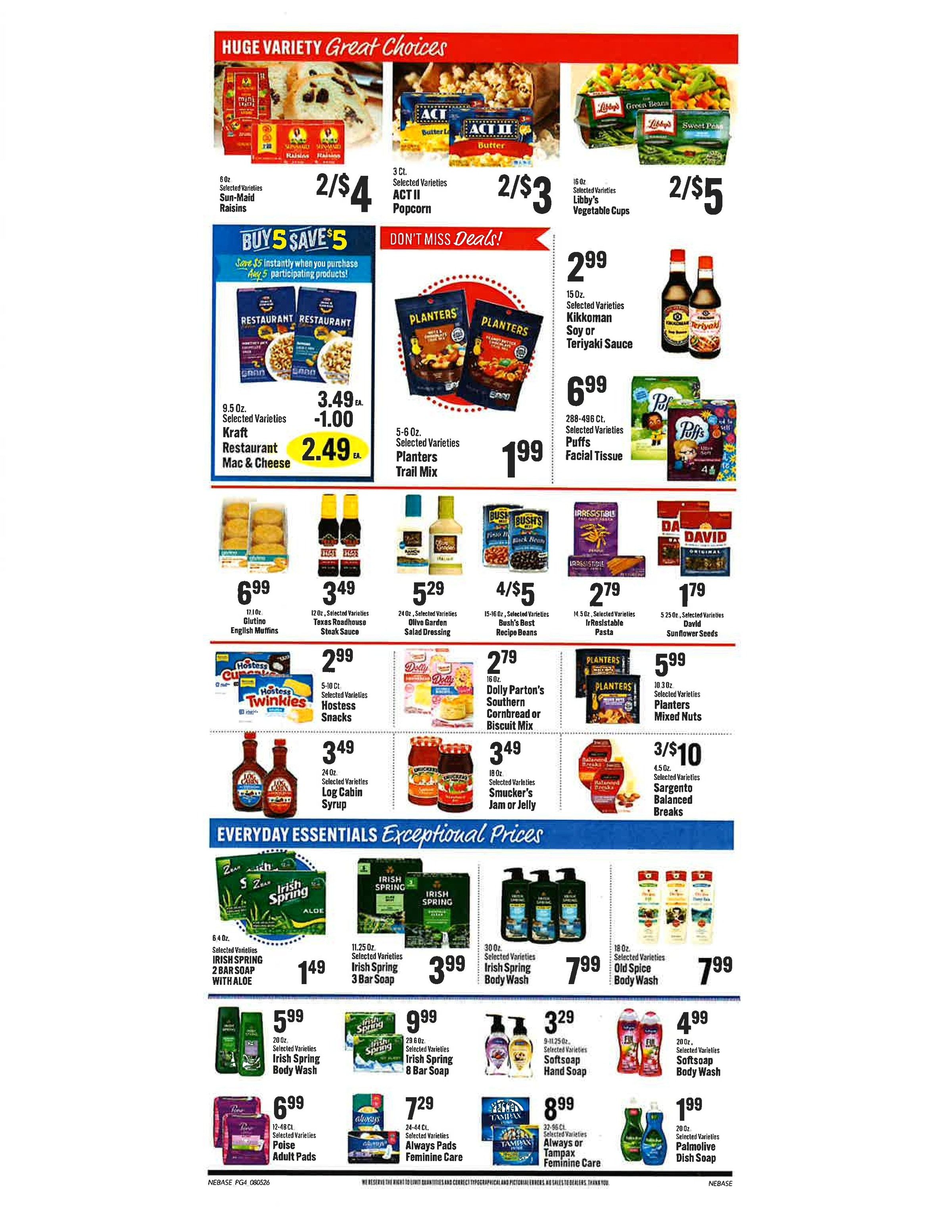 Pac N Save Weekly Ad August 5 - 11, 2026