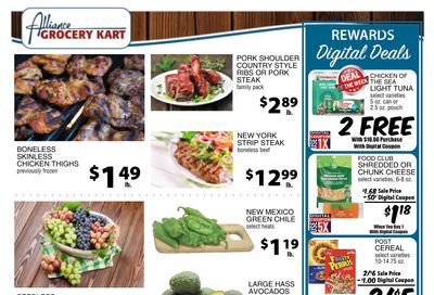 Alliance Grocery Kart Weekly Ad August 5 - 11, 2026