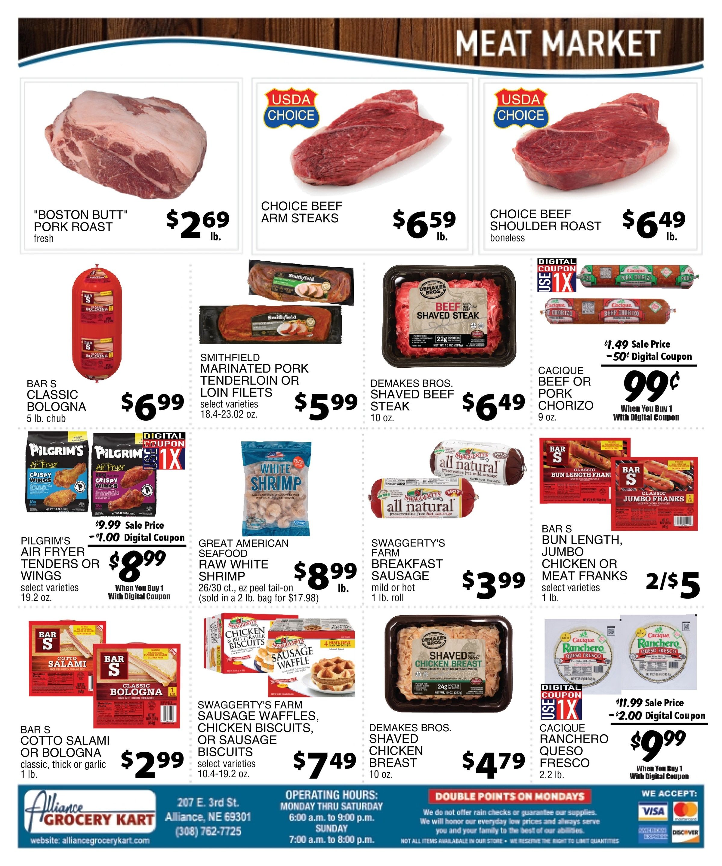 Alliance Grocery Kart Weekly Ad August 5 - 11, 2026