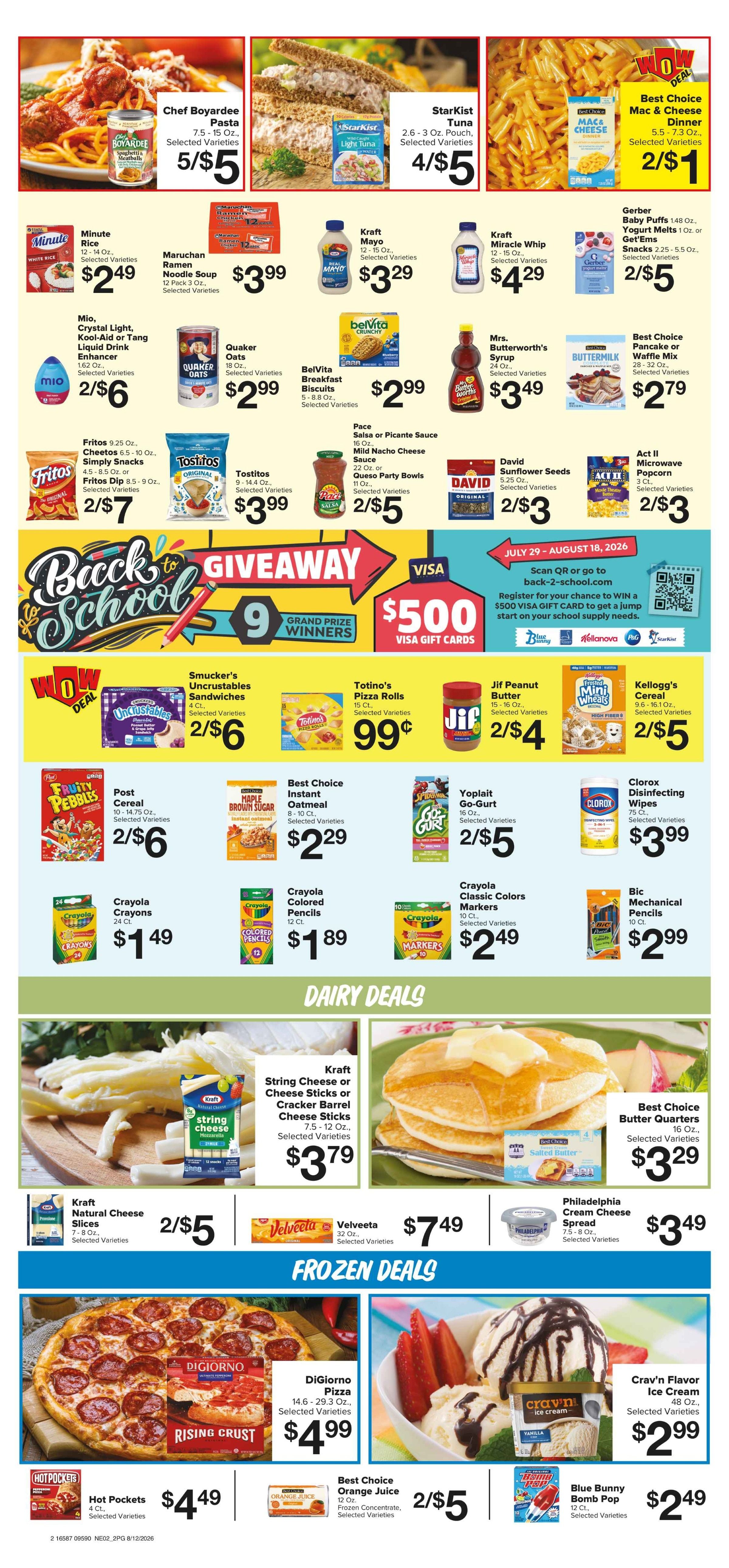 Rightway Grocery Great Deals This Week! Weekly Ad August 10 - 15, 2026