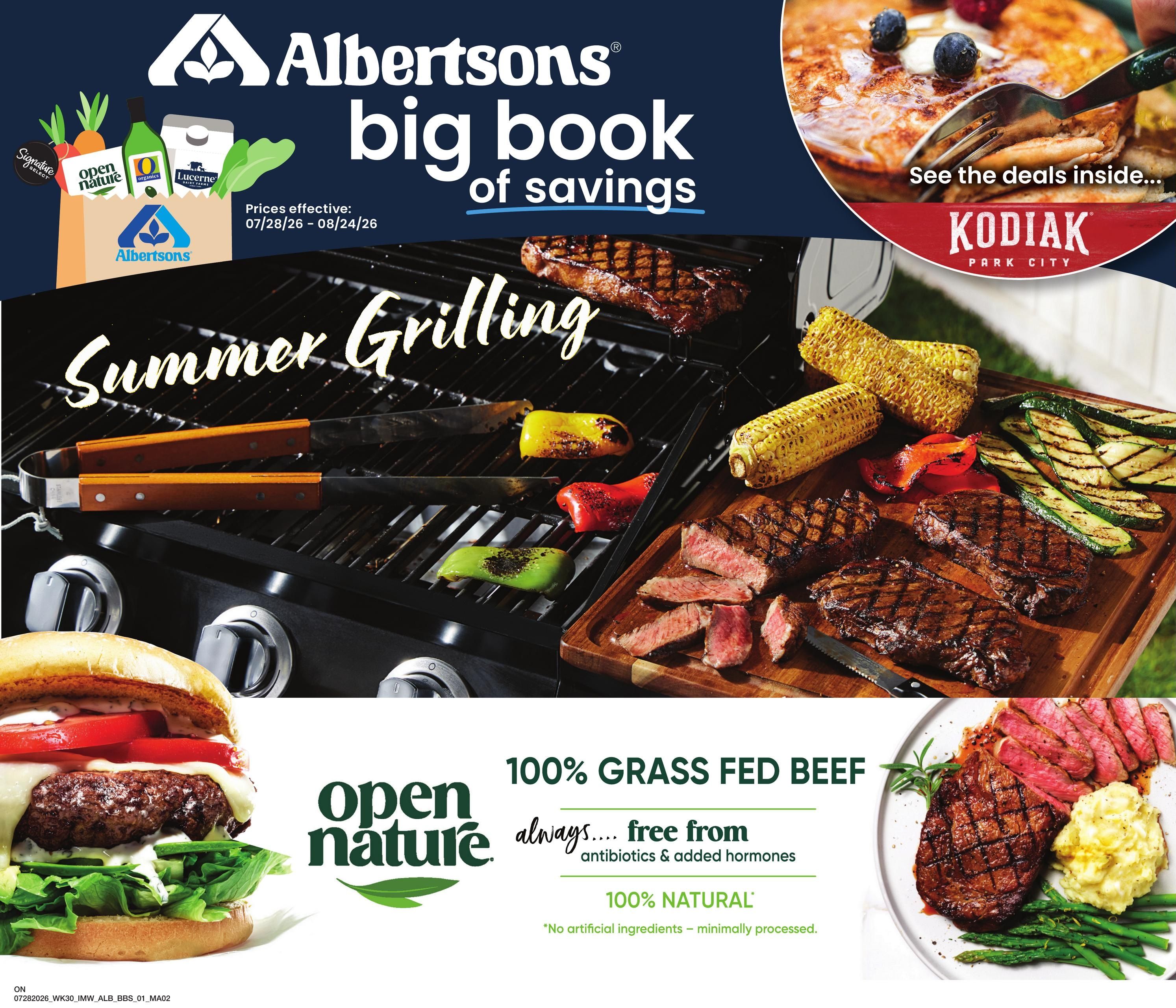 Albertsons Big Book of Savings Weekly Ad July 28 - August 24, 2026