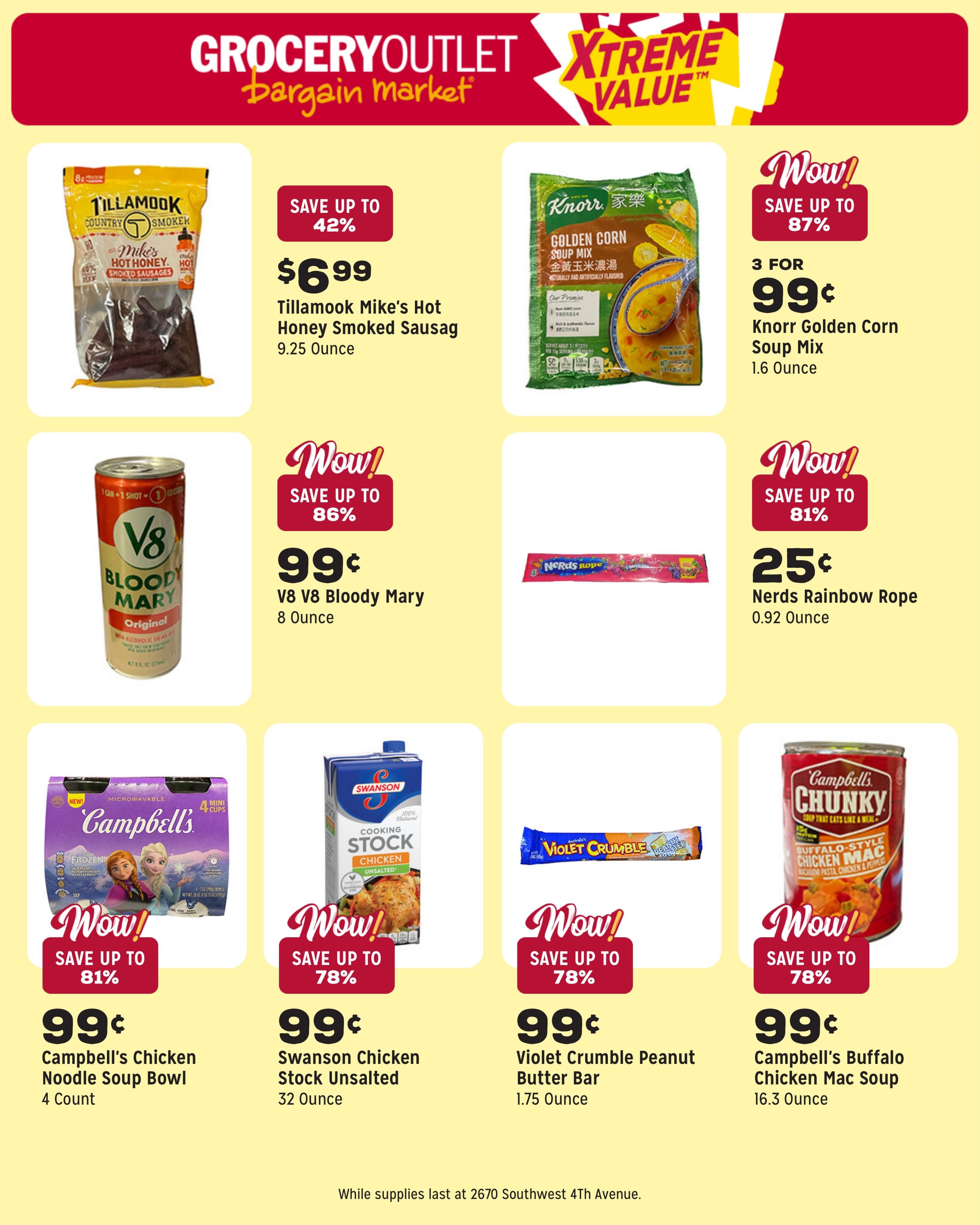 Grocery Outlet (Nyssa Area, OR) Weekly Ad August 5 - 11, 2026