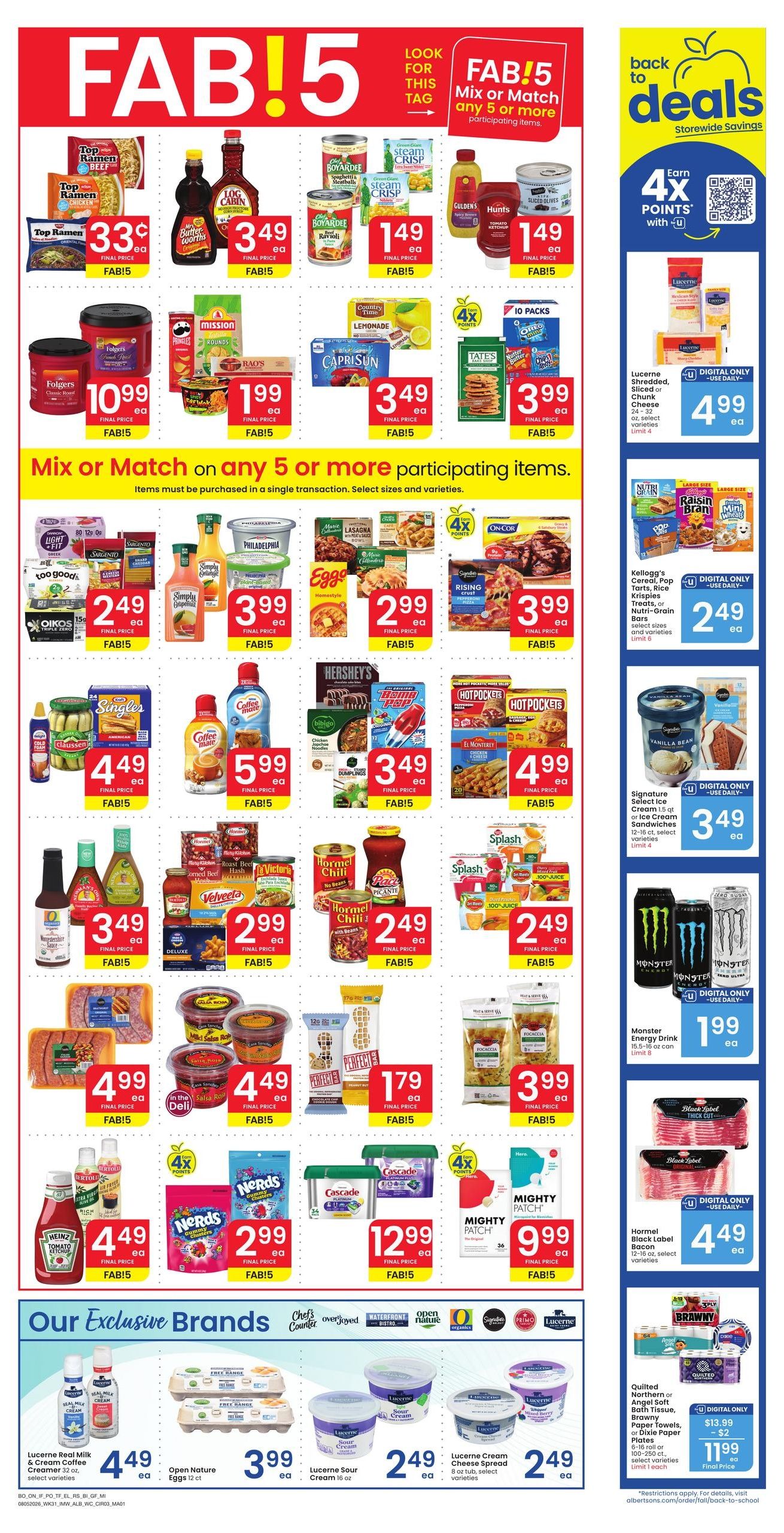 Albertsons (Nyssa Area, OR) Weekly Ad August 5 - 11, 2026