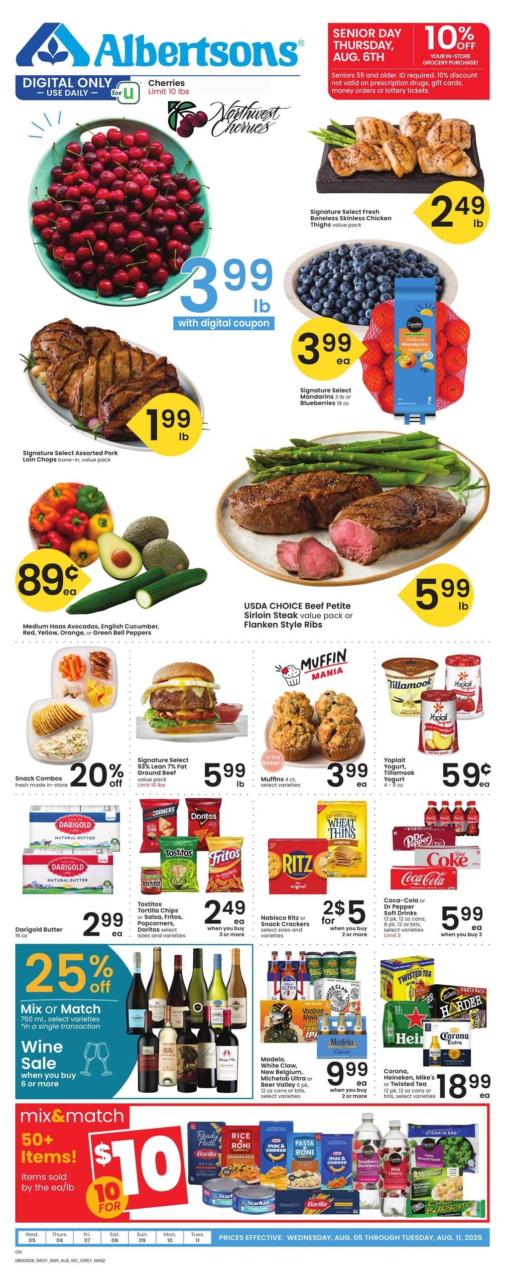 Albertsons (Nyssa Area, OR) Weekly Ad August 5 - 11, 2026