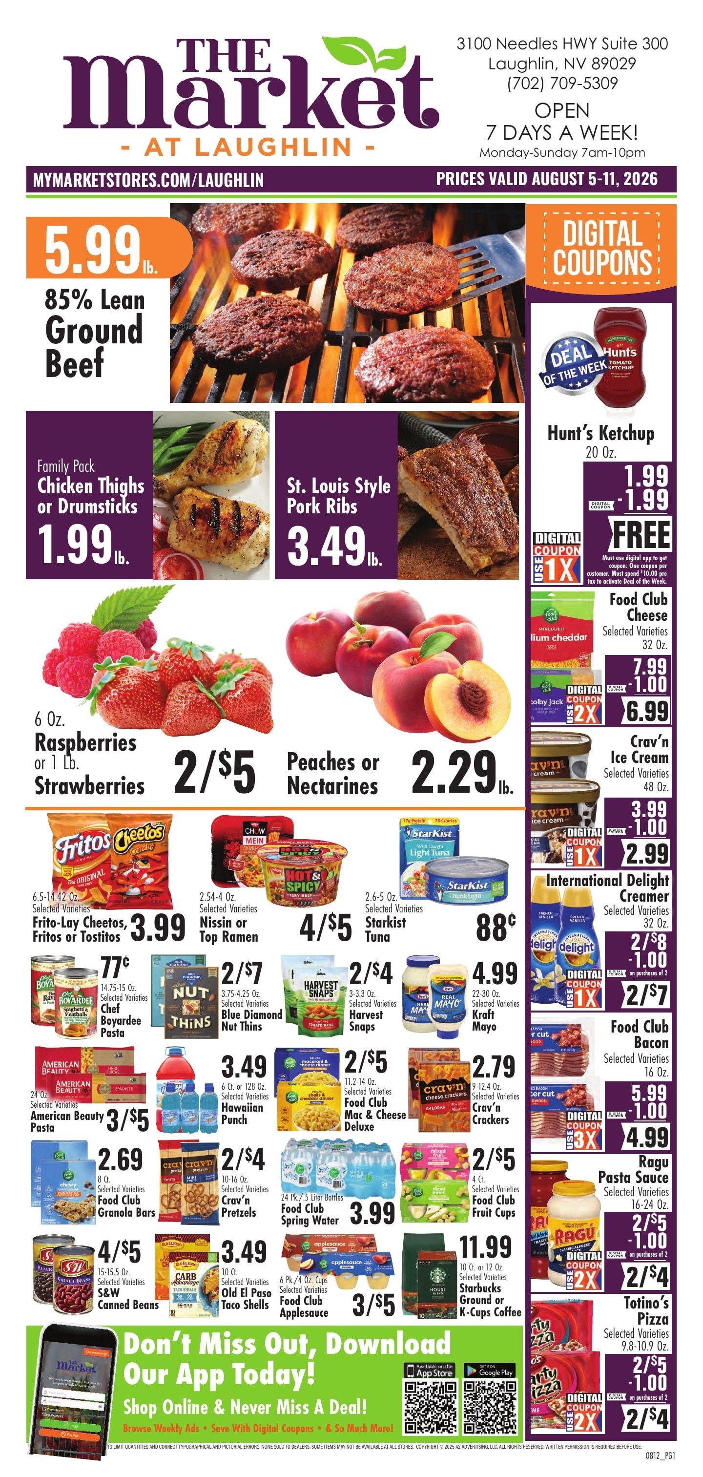 The Market at Laughlin Weekly Ad August 5 - 11, 2026