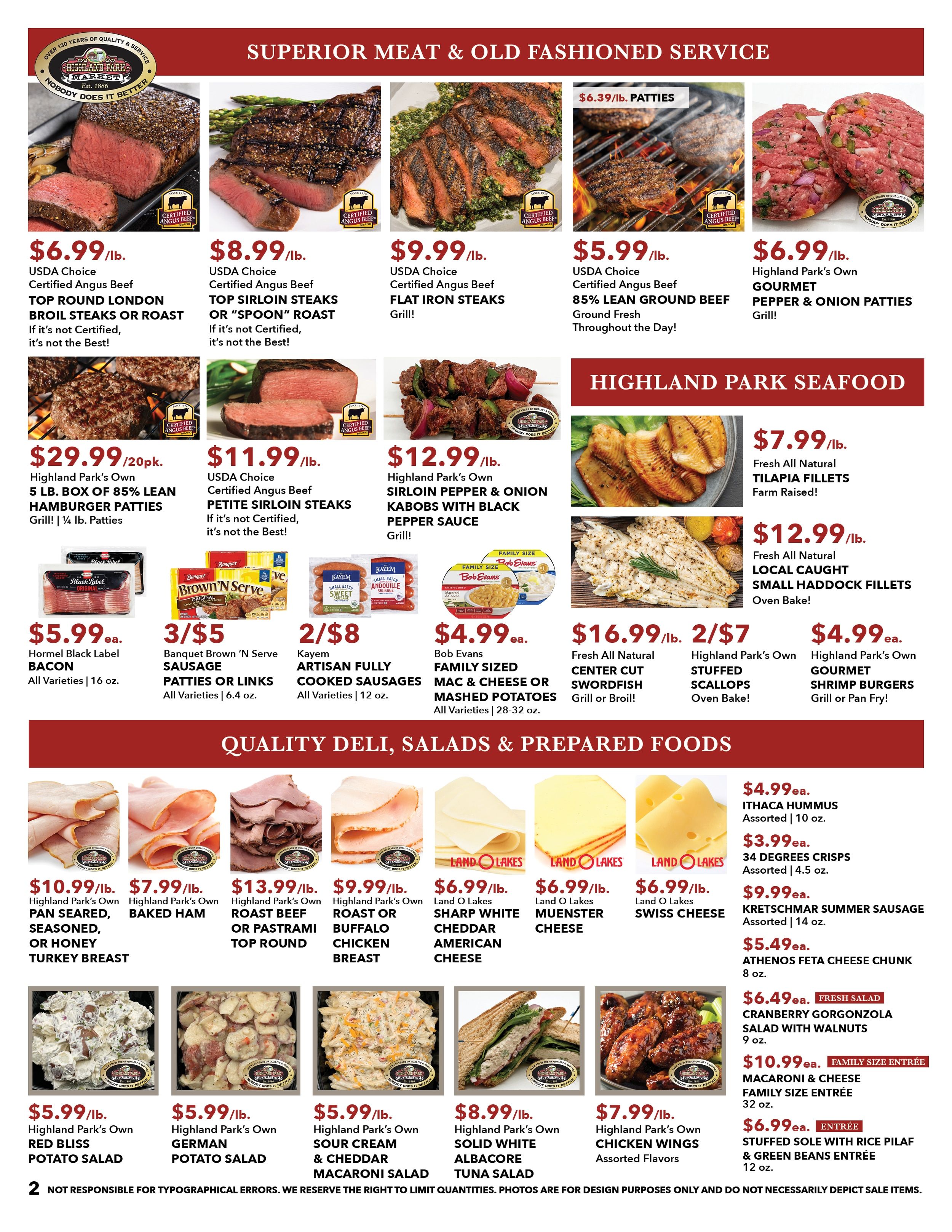 Highland Park Market Weekly Ad August 16 - 22, 2026