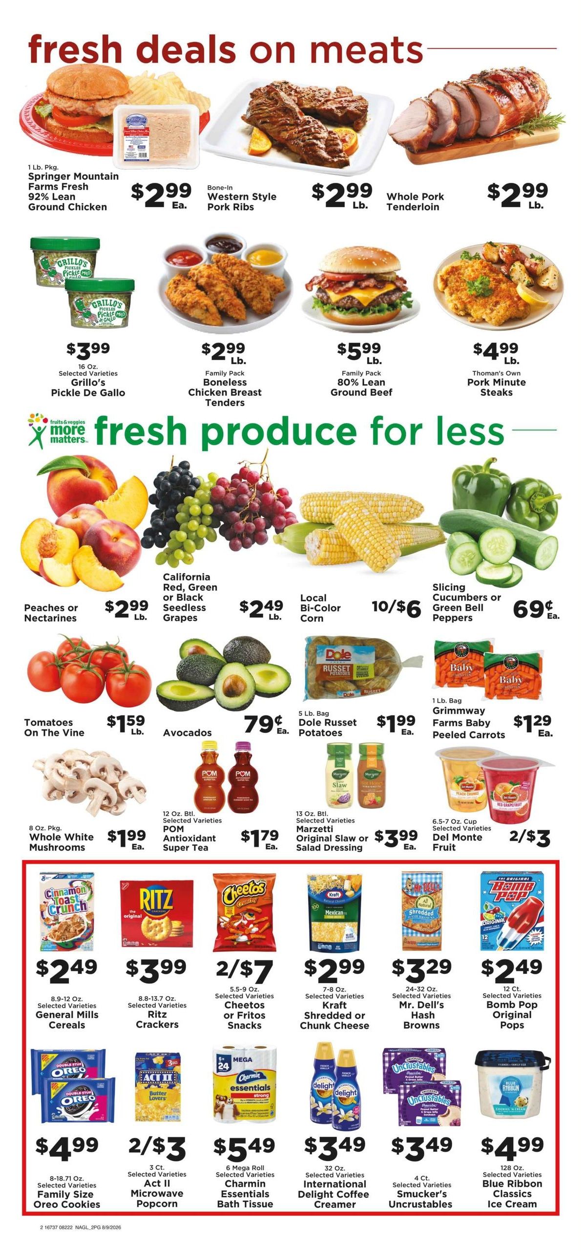 Thoman's IGA Weekly Ad August 10 - 15, 2026